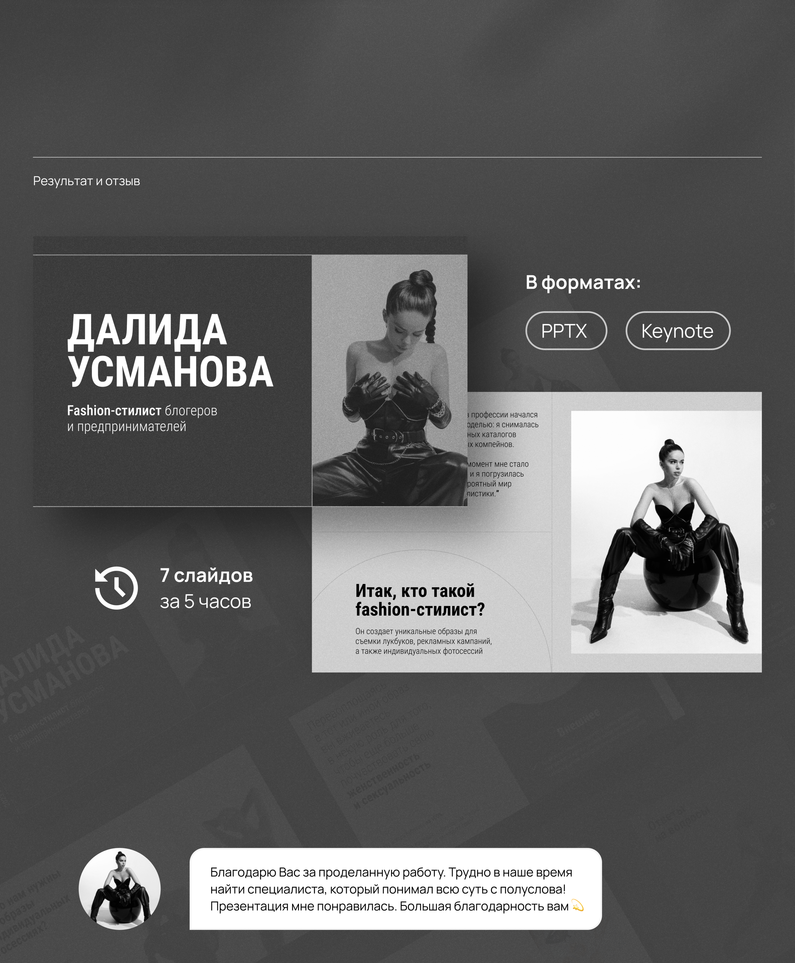 PowerPoint презентация Далиды Усмановой — Изображение №4 — Брендинг, Графика на Dprofile