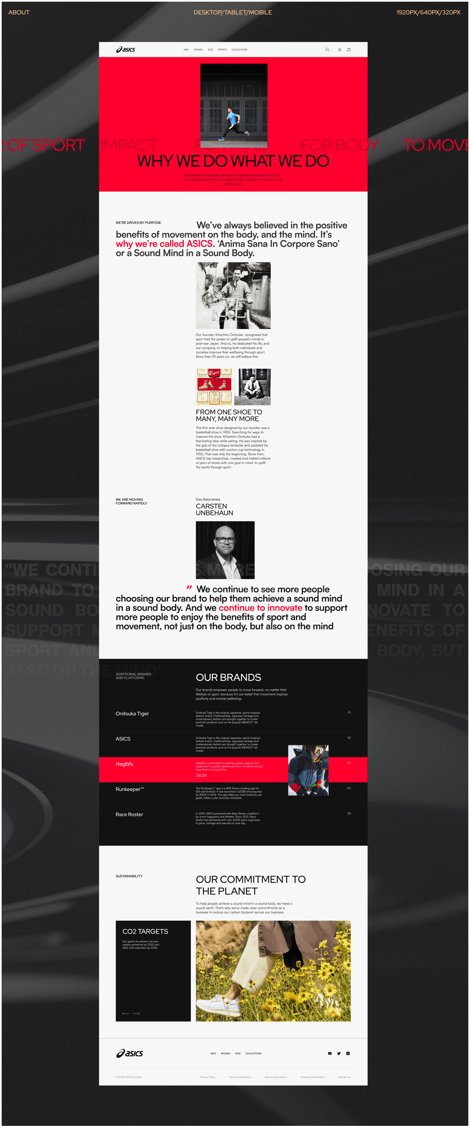 Asics redesign — Изображение №12 — Интерфейсы, Брендинг на Dprofile