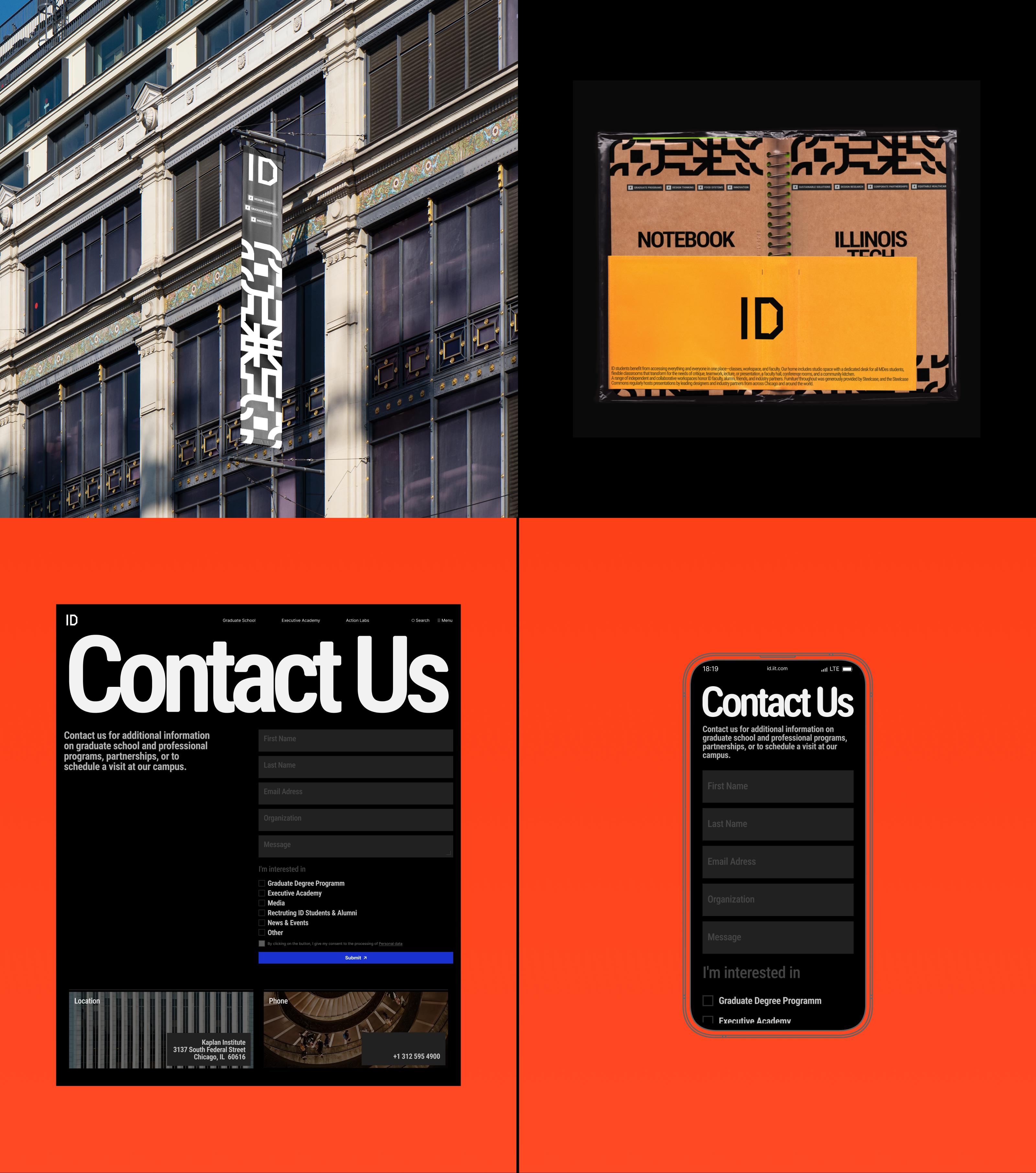 Institute of design (Illinois tech) — Изображение №9 — Интерфейсы, Брендинг на Dprofile
