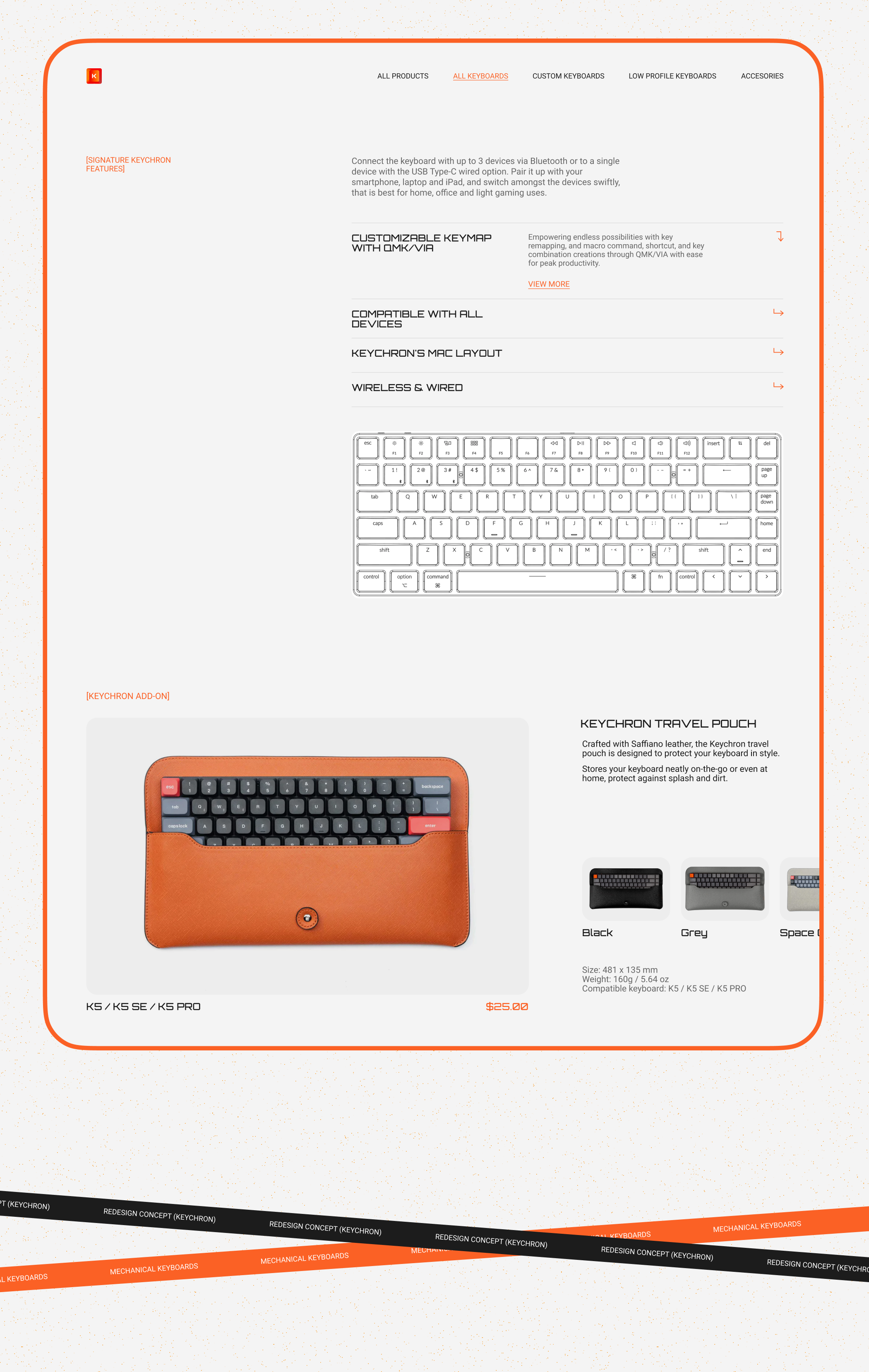 Keychron redesign concept — Изображение №4 — Интерфейсы на Dprofile