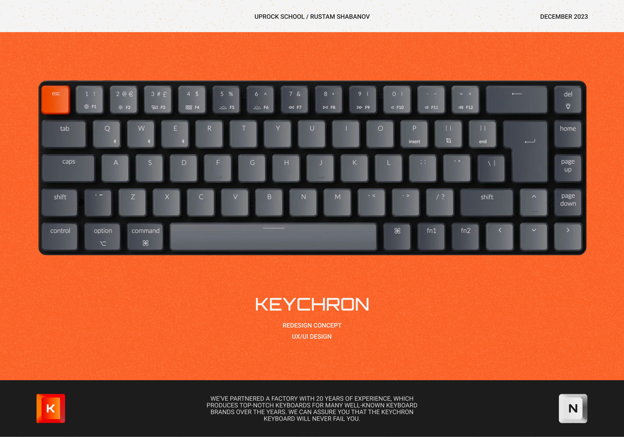 Keychron redesign concept — Изображение №1 — Интерфейсы на Dprofile