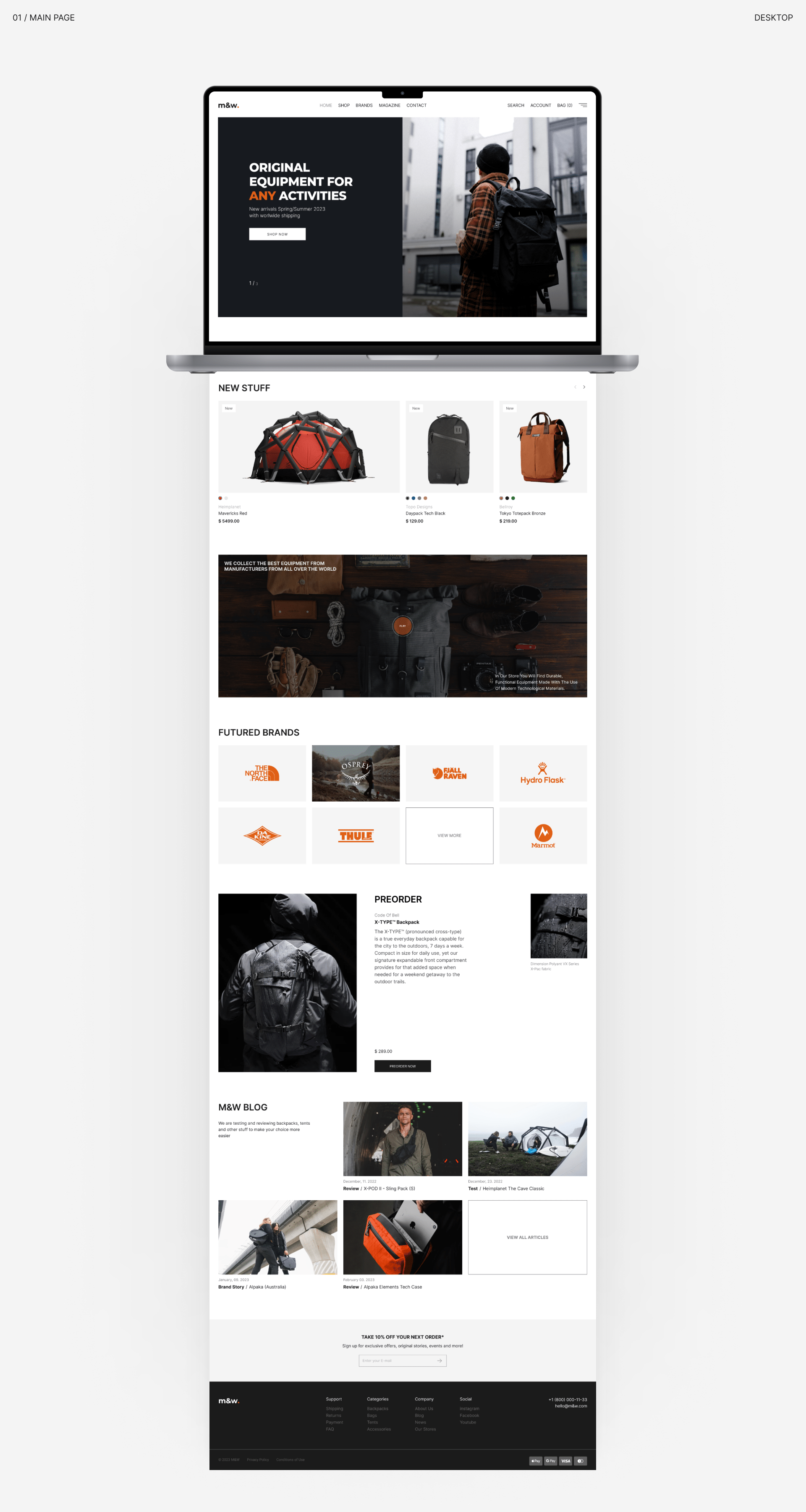 Technologic Stuff Store | E-Commerce Design Concept — Изображение №2 — Интерфейсы на Dprofile