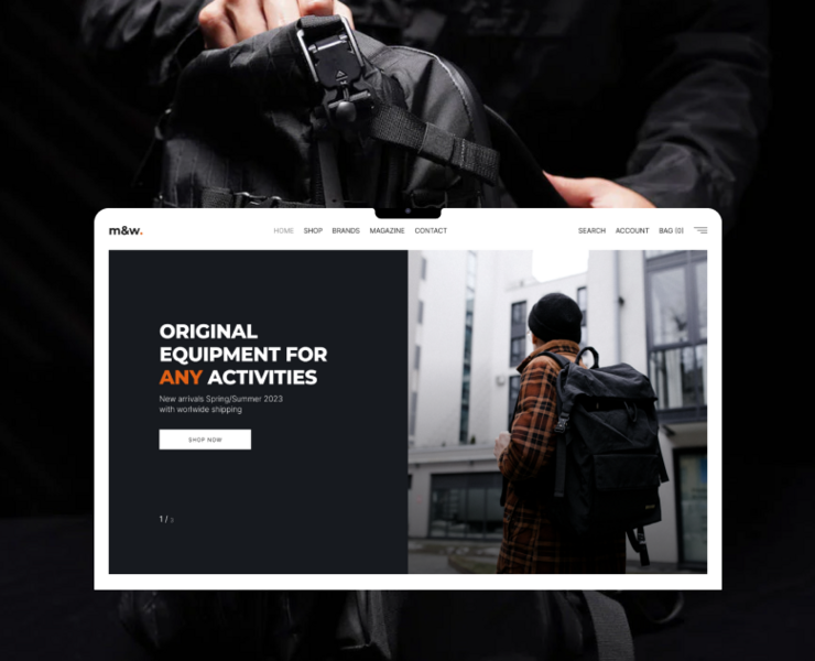Technologic Stuff Store | E-Commerce Design Concept — Интерфейсы на Dprofile