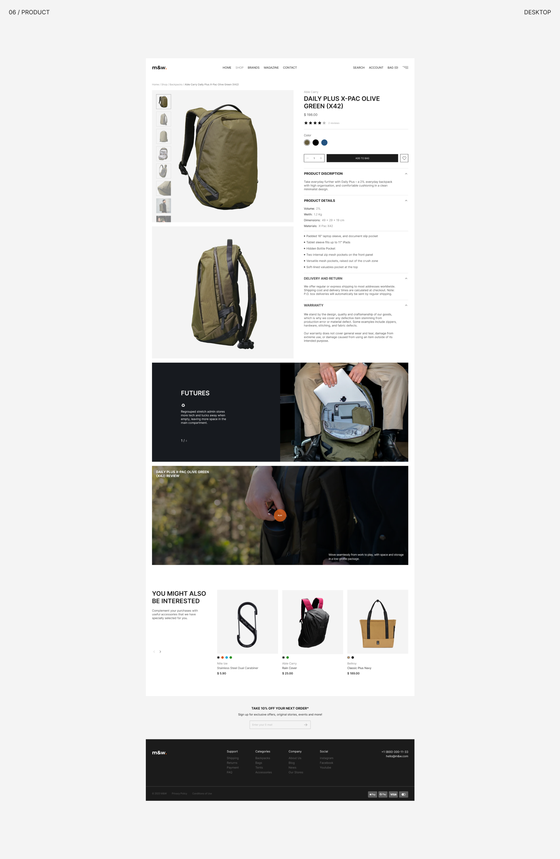 Technologic Stuff Store | E-Commerce Design Concept — Изображение №8 — Интерфейсы на Dprofile