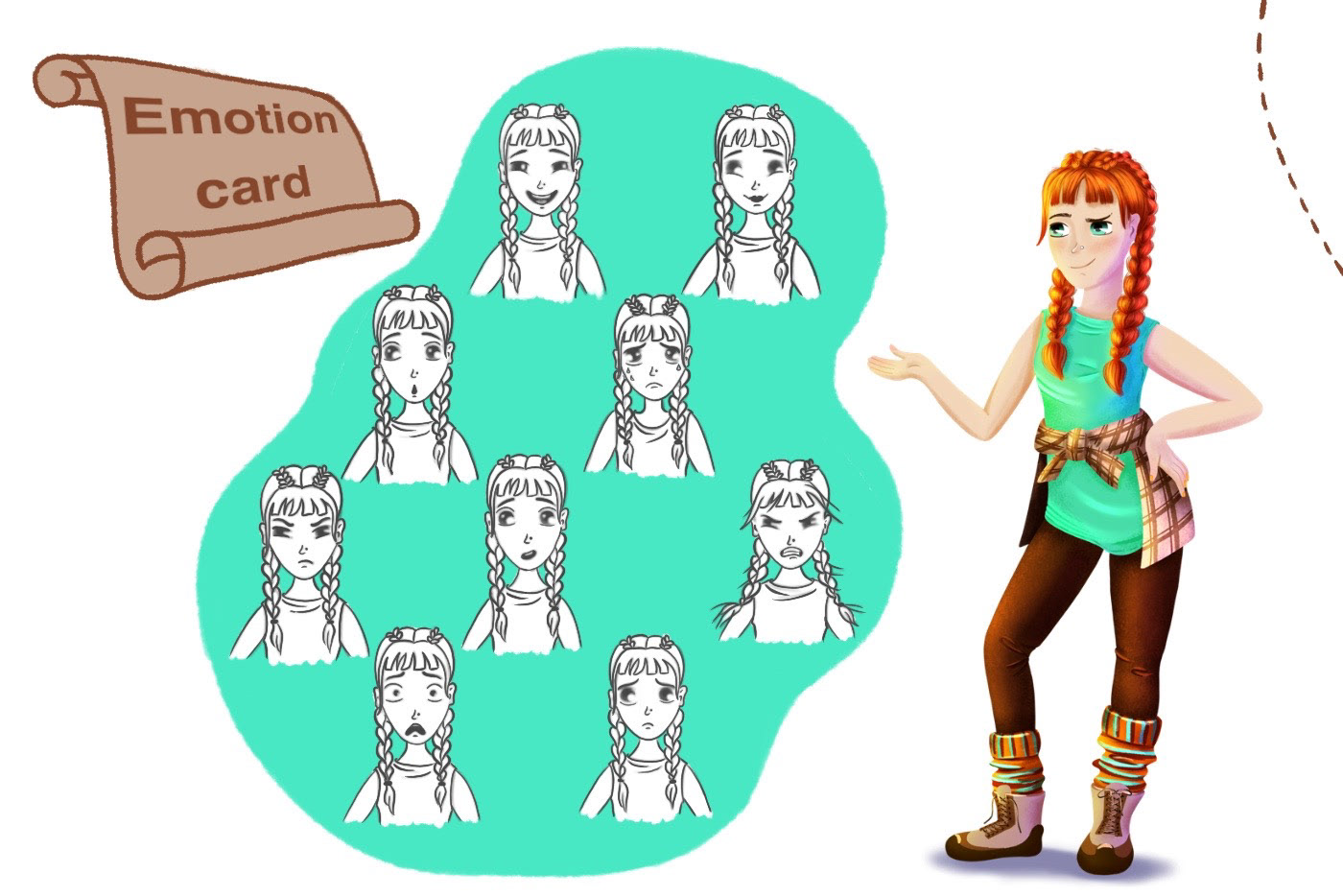 Character development Vasilisa — Изображение №3 — Брендинг, Иллюстрация на Dprofile