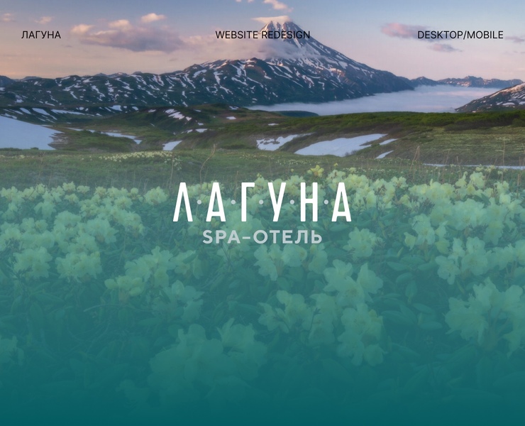 Laguna | website redesign — Интерфейсы, Брендинг на Dprofile
