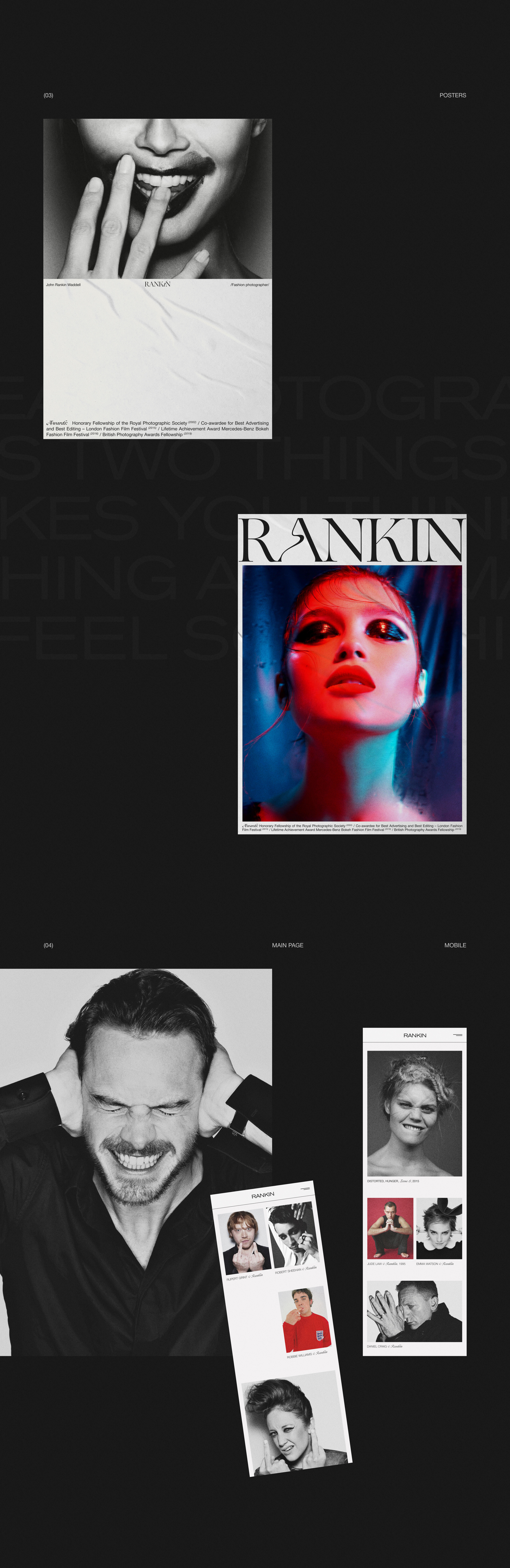 Rankin Biography longread — Изображение №3 — Интерфейсы, Анимация на Dprofile