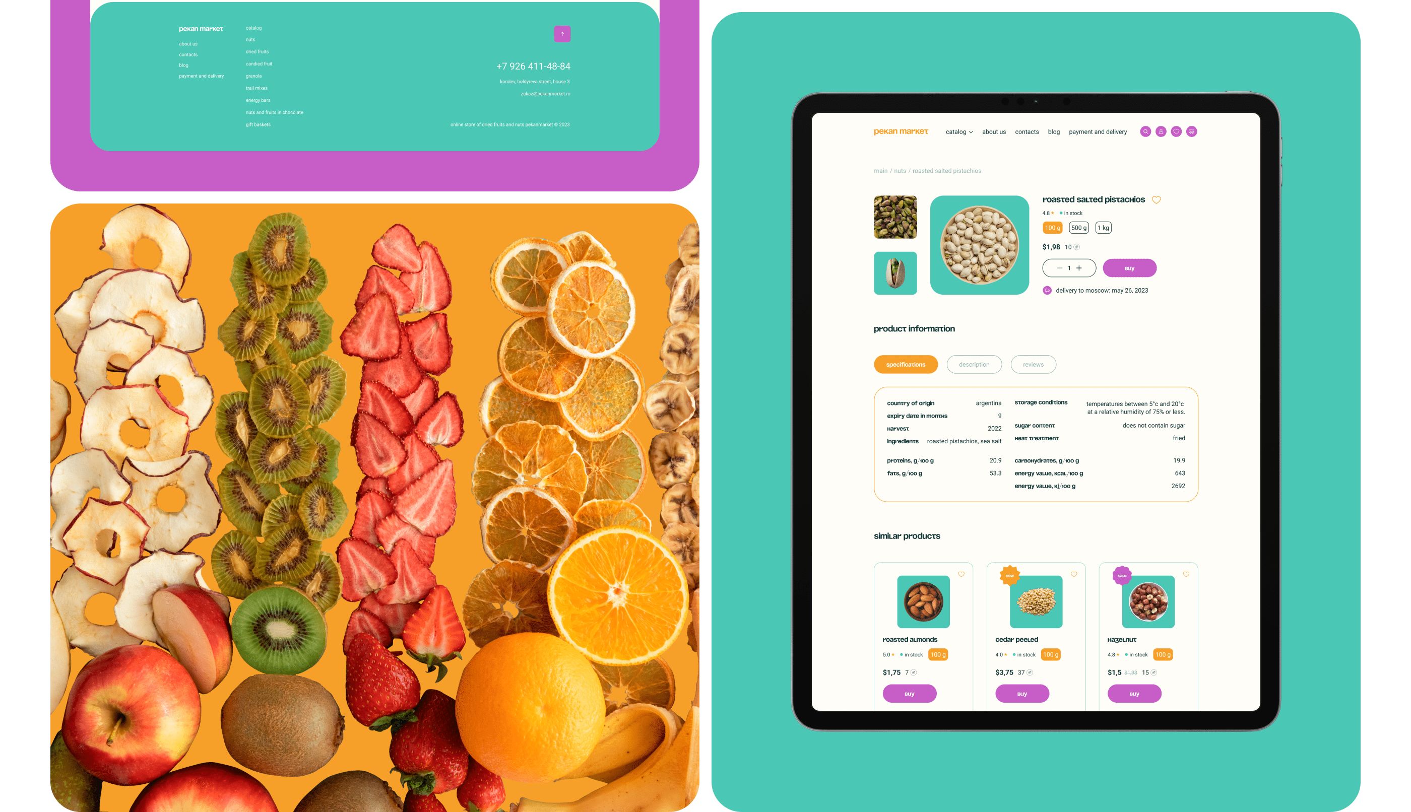Pecan market — Изображение №20 — Интерфейсы на Dprofile