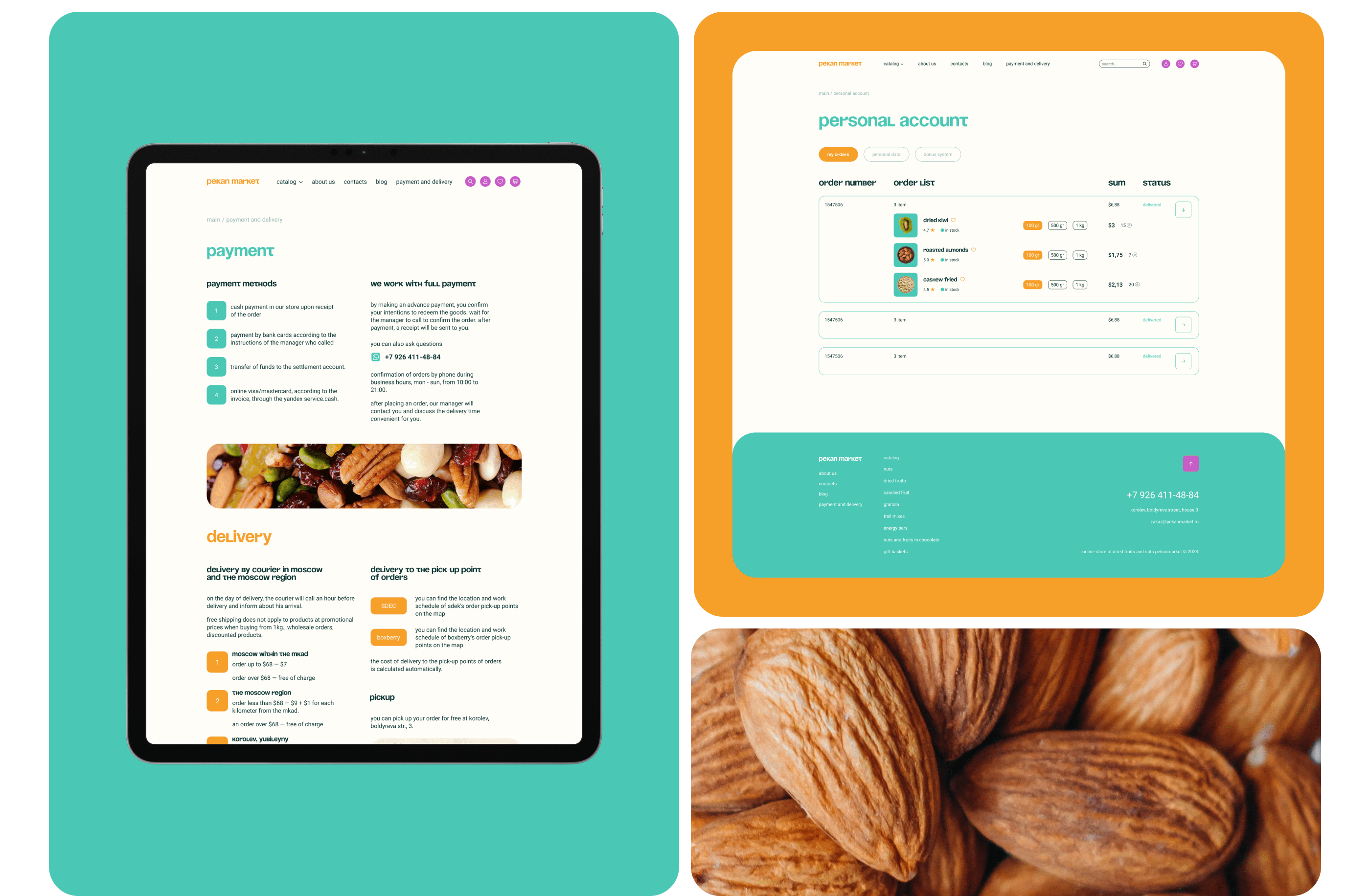 Pecan market — Изображение №27 — Интерфейсы на Dprofile