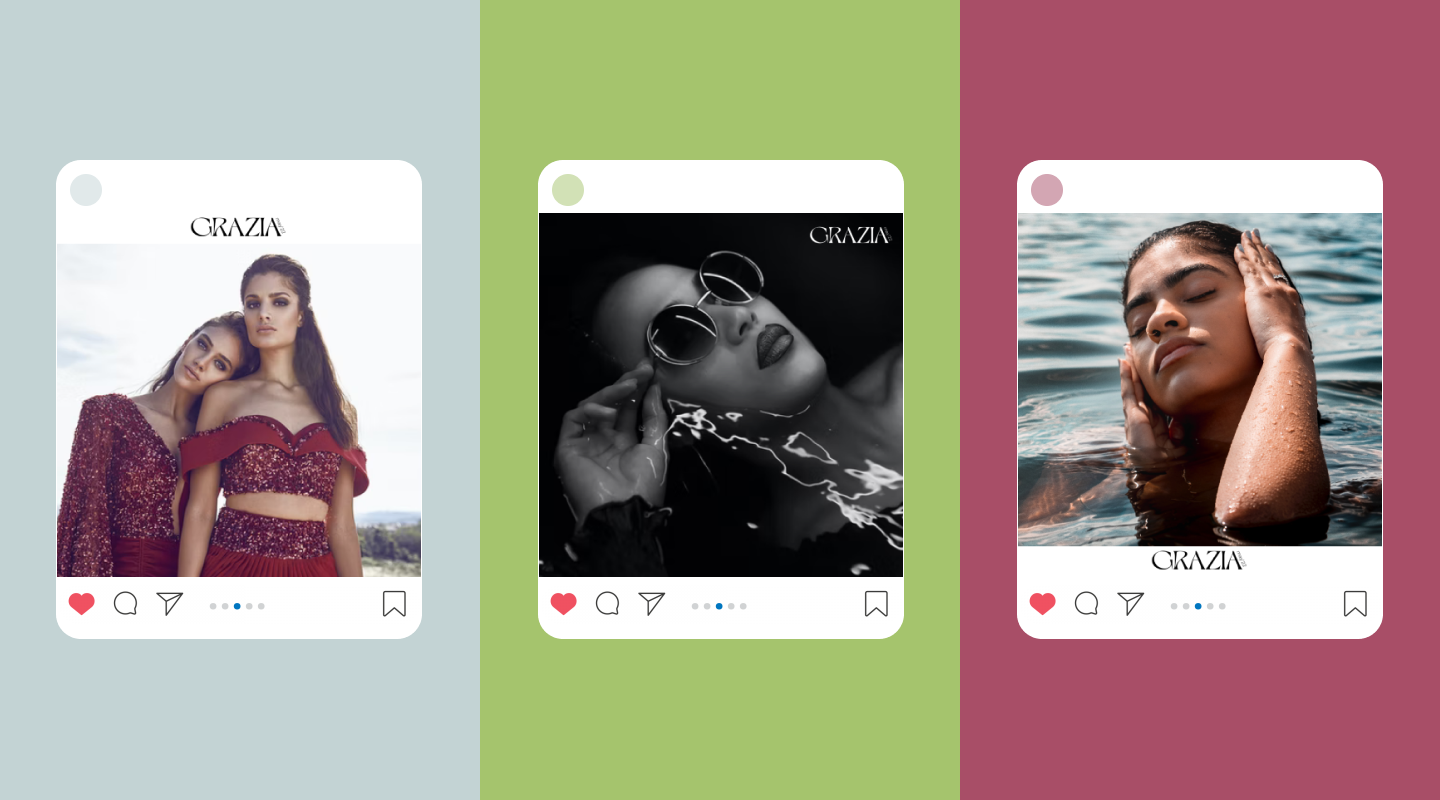 Grazia magazine rebranding — Изображение №4 — Графика, Маркетинг на Dprofile