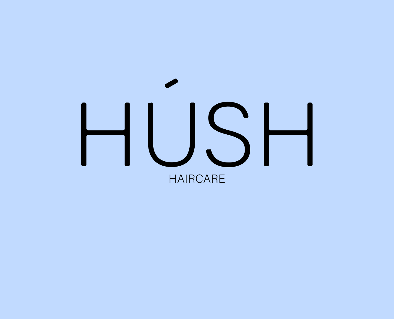HUSH haircare brand identity на Dprofile