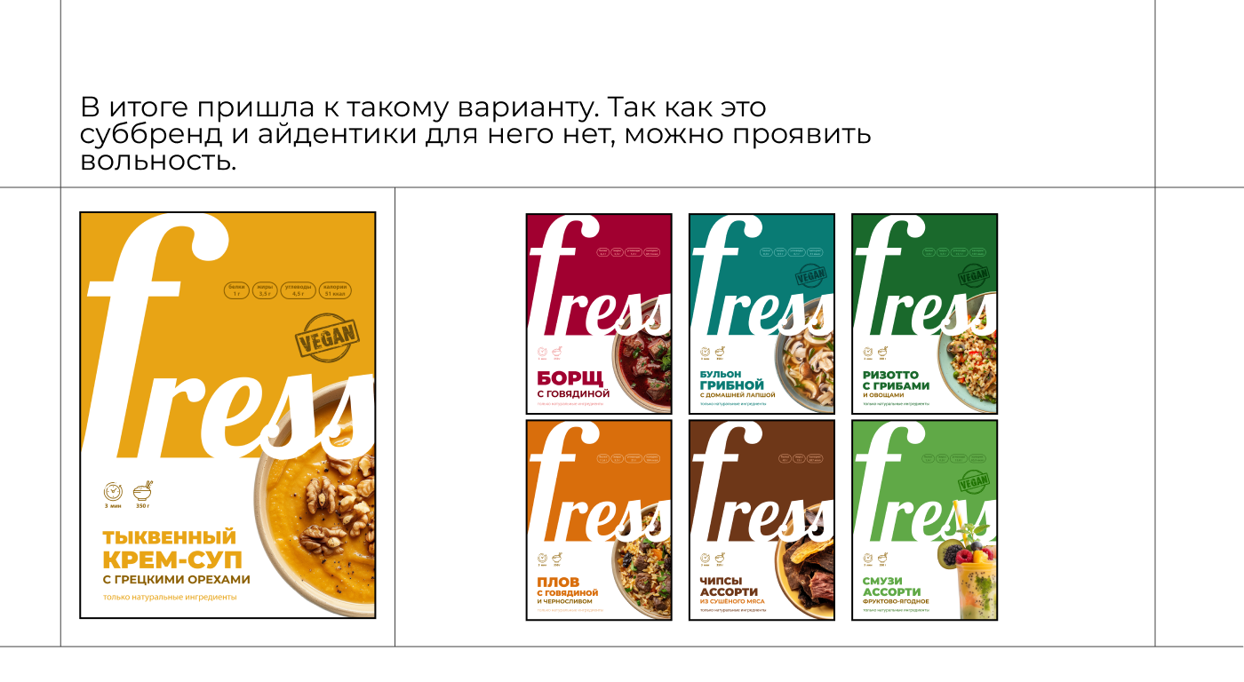 FRESS — готовые блюда — Изображение №6 — Брендинг на Dprofile