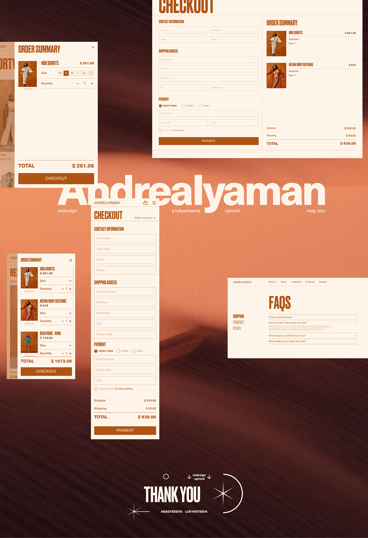 ANDREA IYAMAN | E-commerce | (RE)design concept — Изображение №10 — Интерфейсы на Dprofile