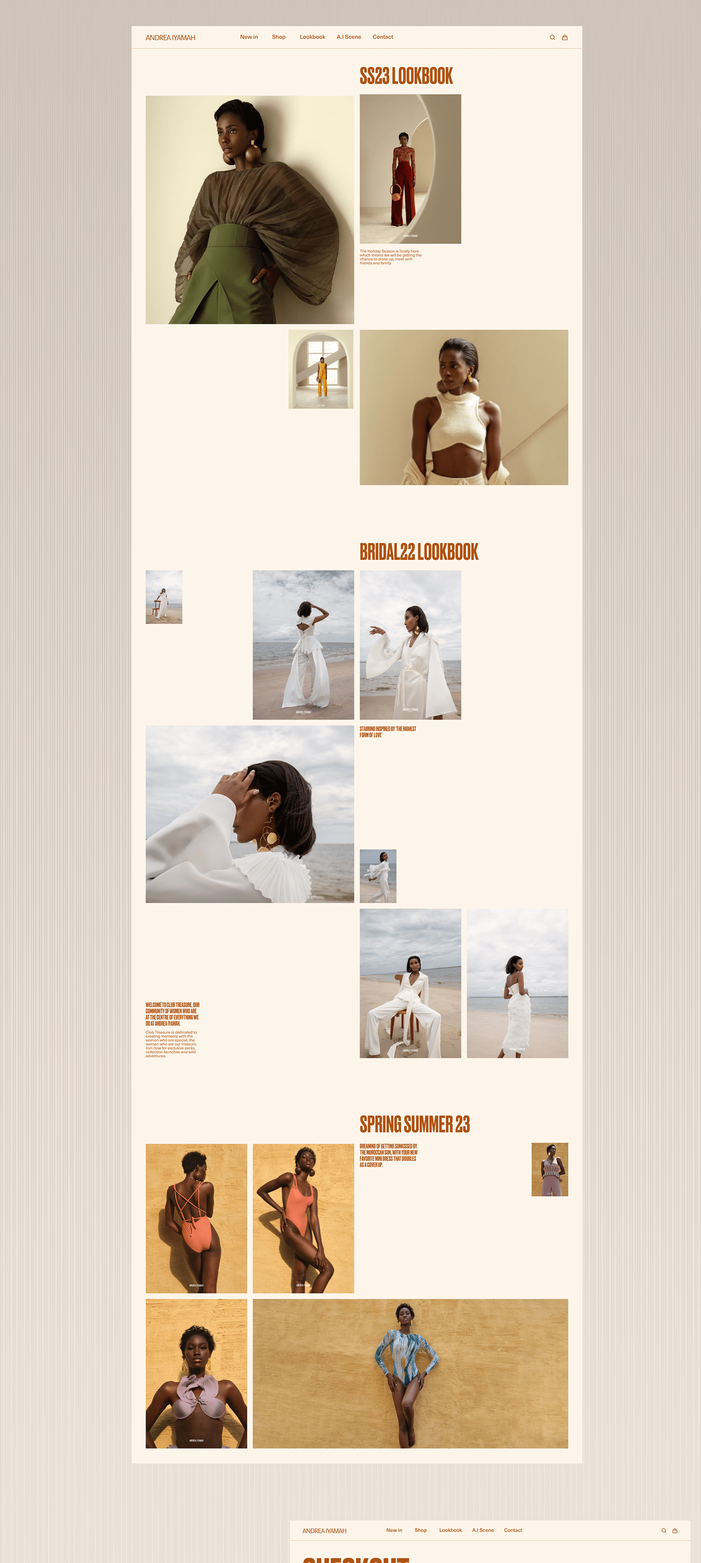 ANDREA IYAMAN | E-commerce | (RE)design concept — Изображение №9 — Интерфейсы на Dprofile