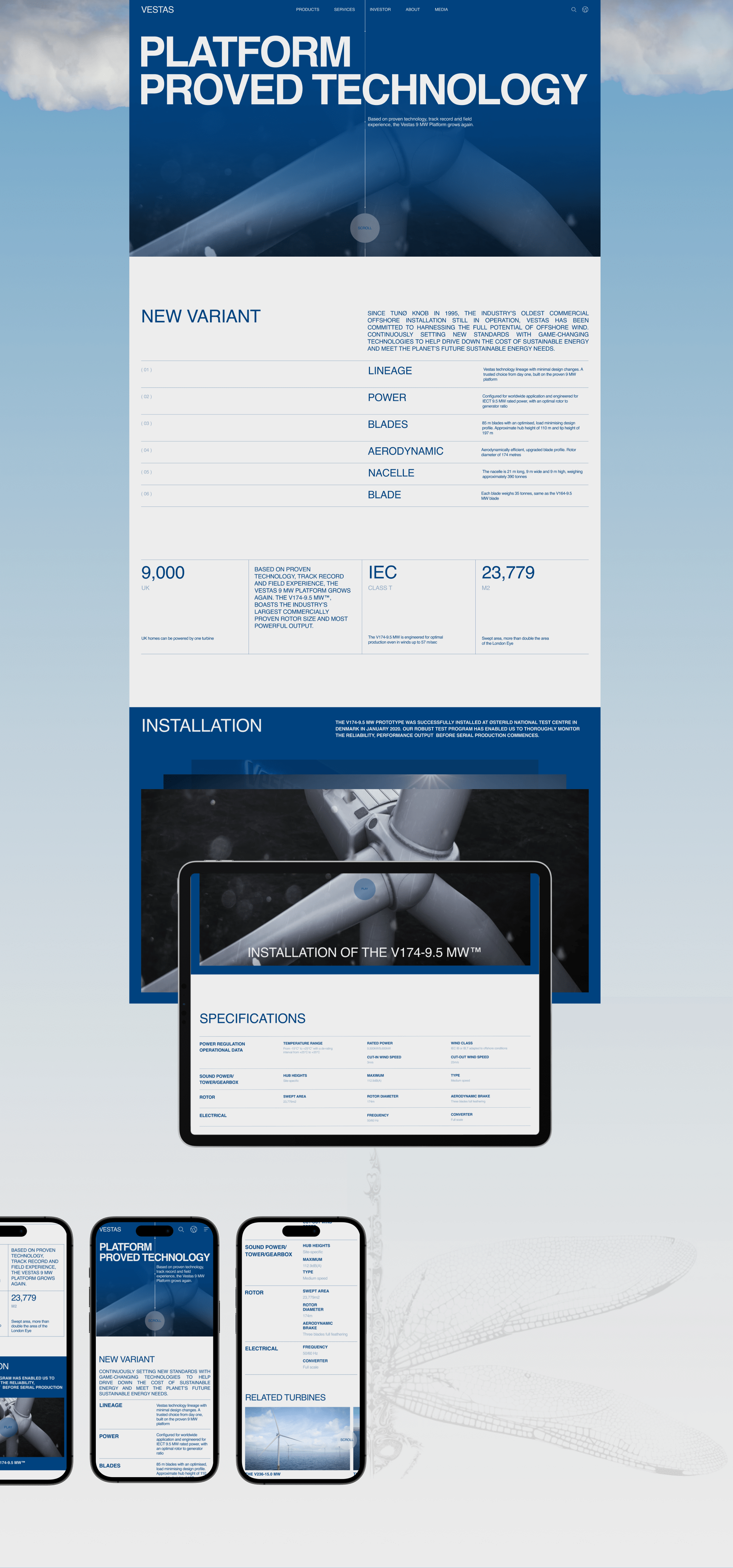 VESTAS | Corporate website | (RE)design concept — Изображение №5 — Интерфейсы на Dprofile