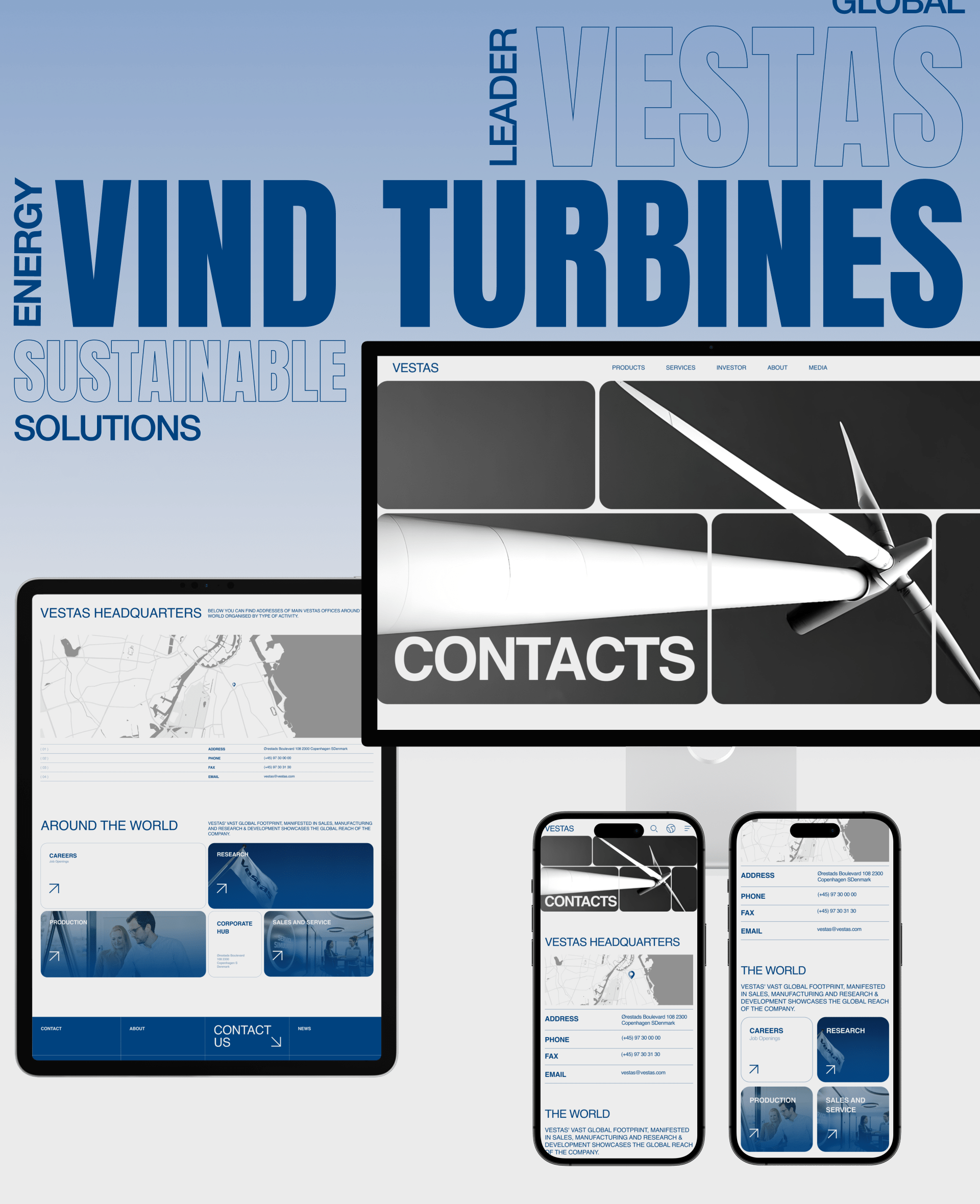 VESTAS | Corporate website | (RE)design concept — Изображение №7 — Интерфейсы на Dprofile