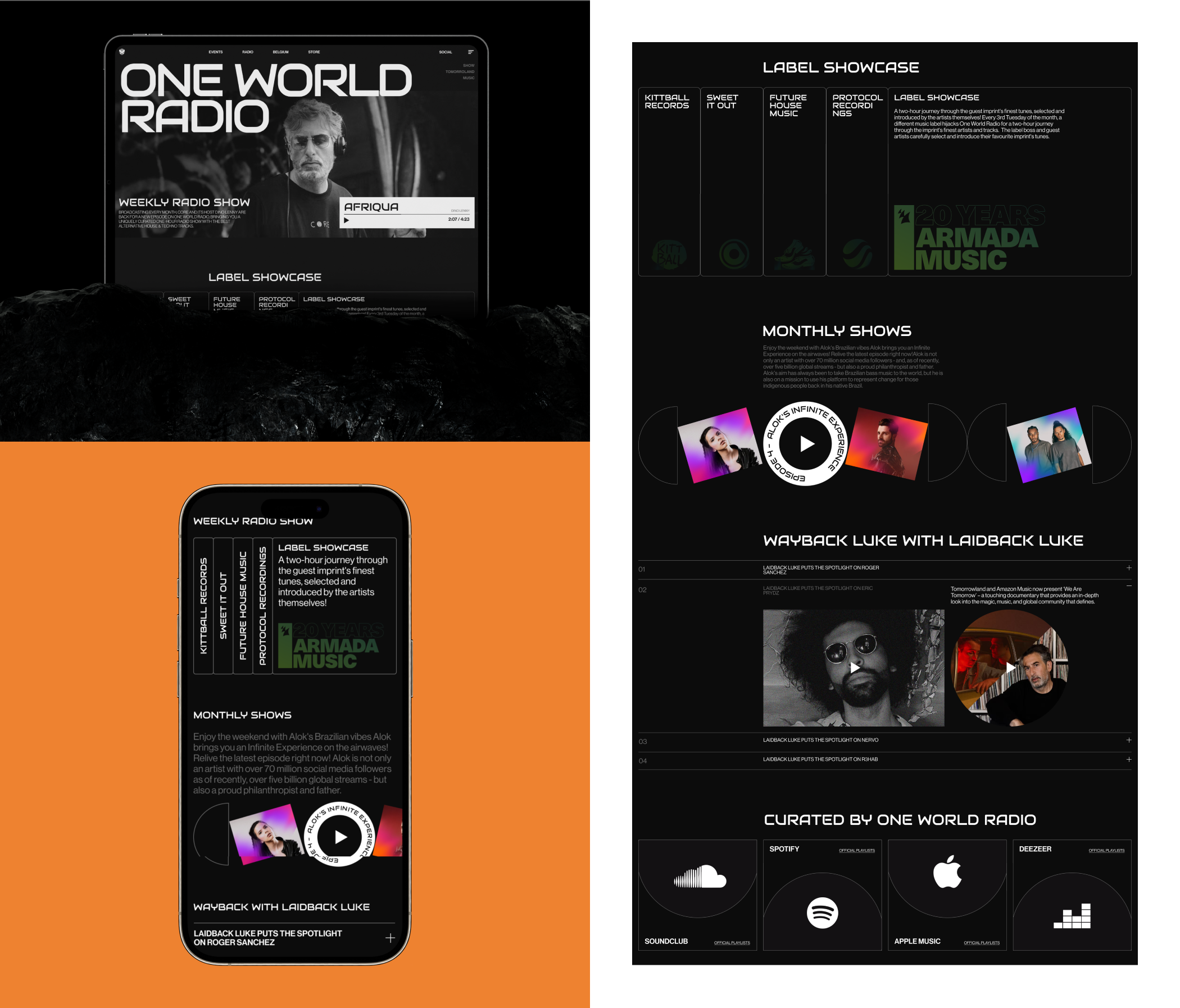 TOMORROWLAND | News website | (RE)design concept — Изображение №6 — Интерфейсы на Dprofile