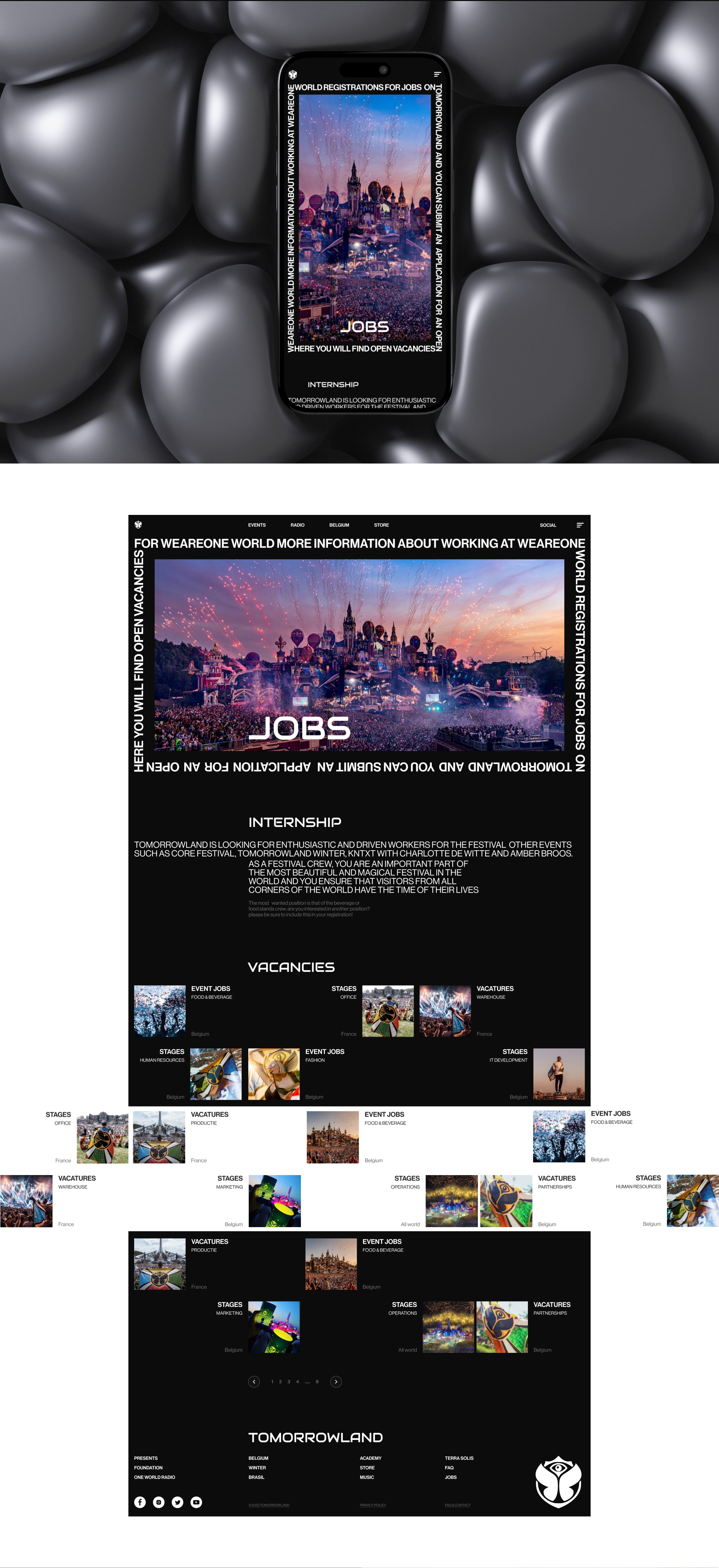 TOMORROWLAND | News website | (RE)design concept — Изображение №11 — Интерфейсы на Dprofile