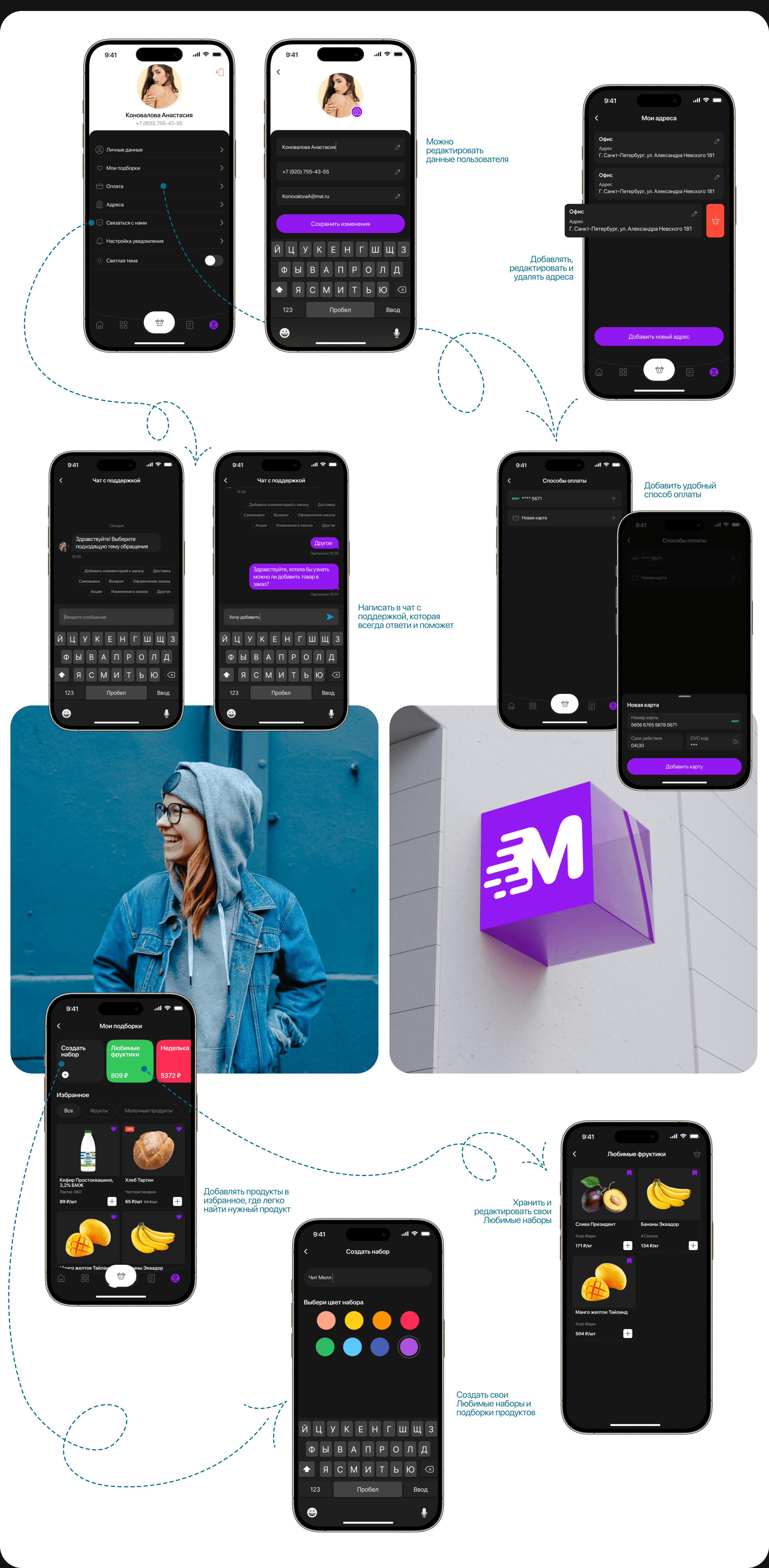MARKET | Mobile App| Delivery — Изображение №7 — Интерфейсы на Dprofile