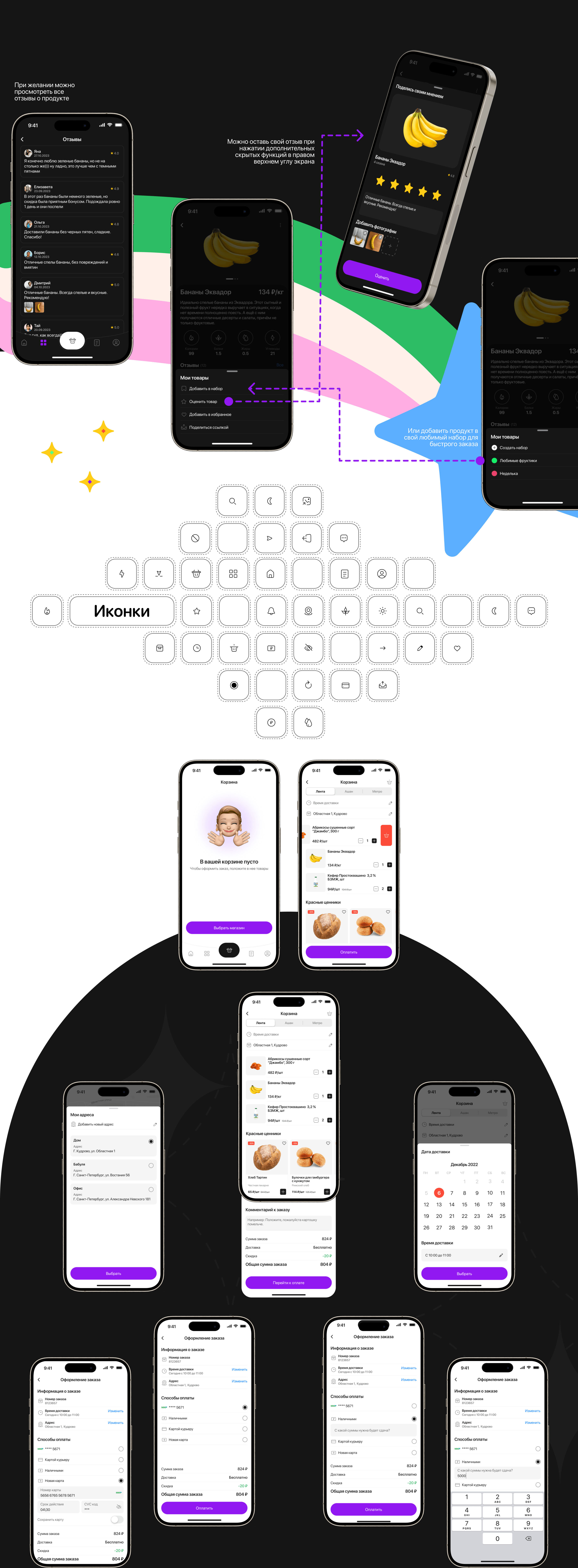 MARKET | Mobile App| Delivery — Изображение №5 — Интерфейсы на Dprofile