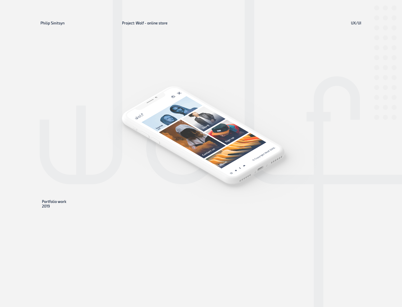Wolf - online store — Изображение №1 — Интерфейсы, Брендинг на Dprofile