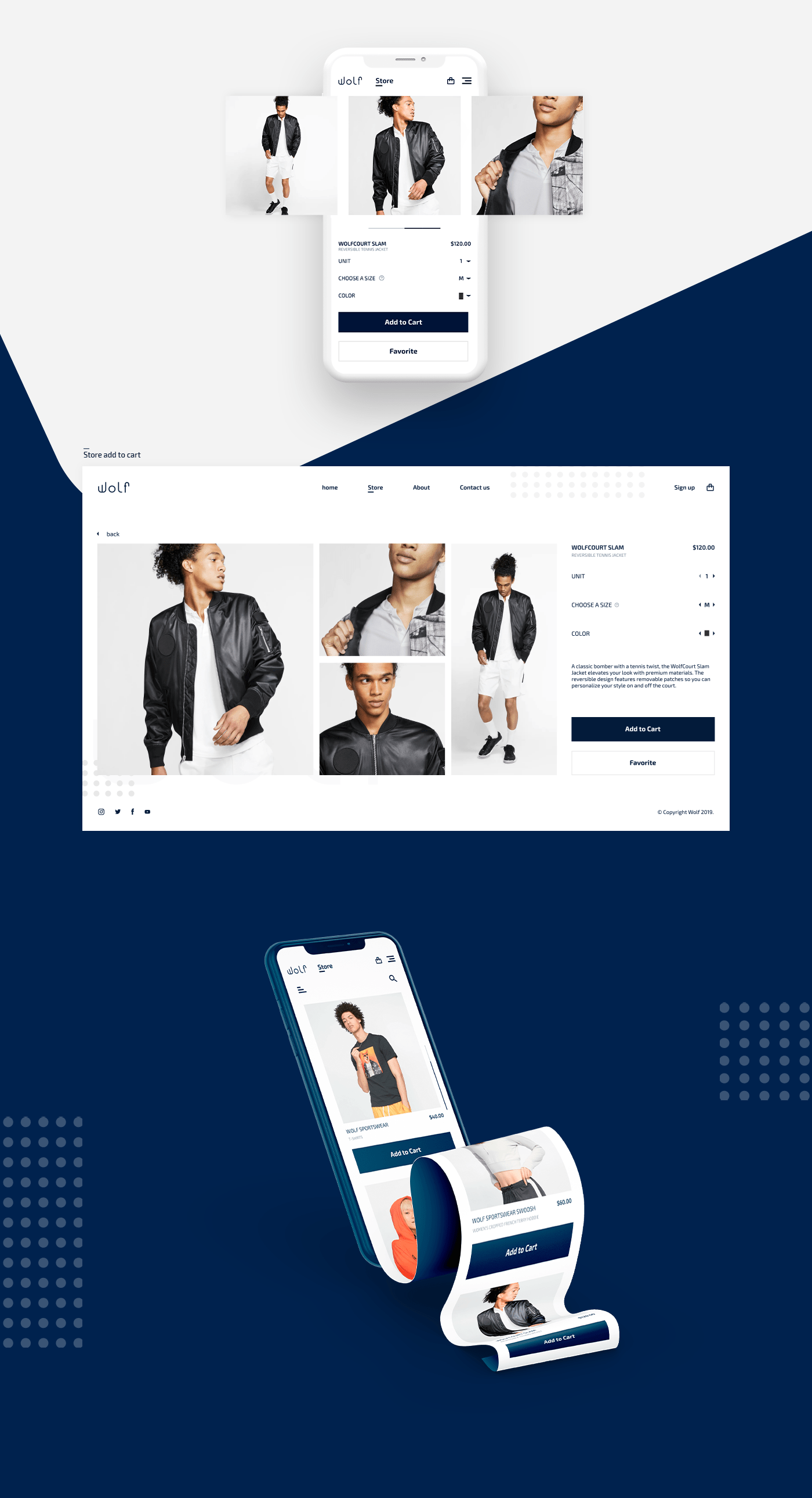 Wolf - online store — Изображение №11 — Интерфейсы, Брендинг на Dprofile