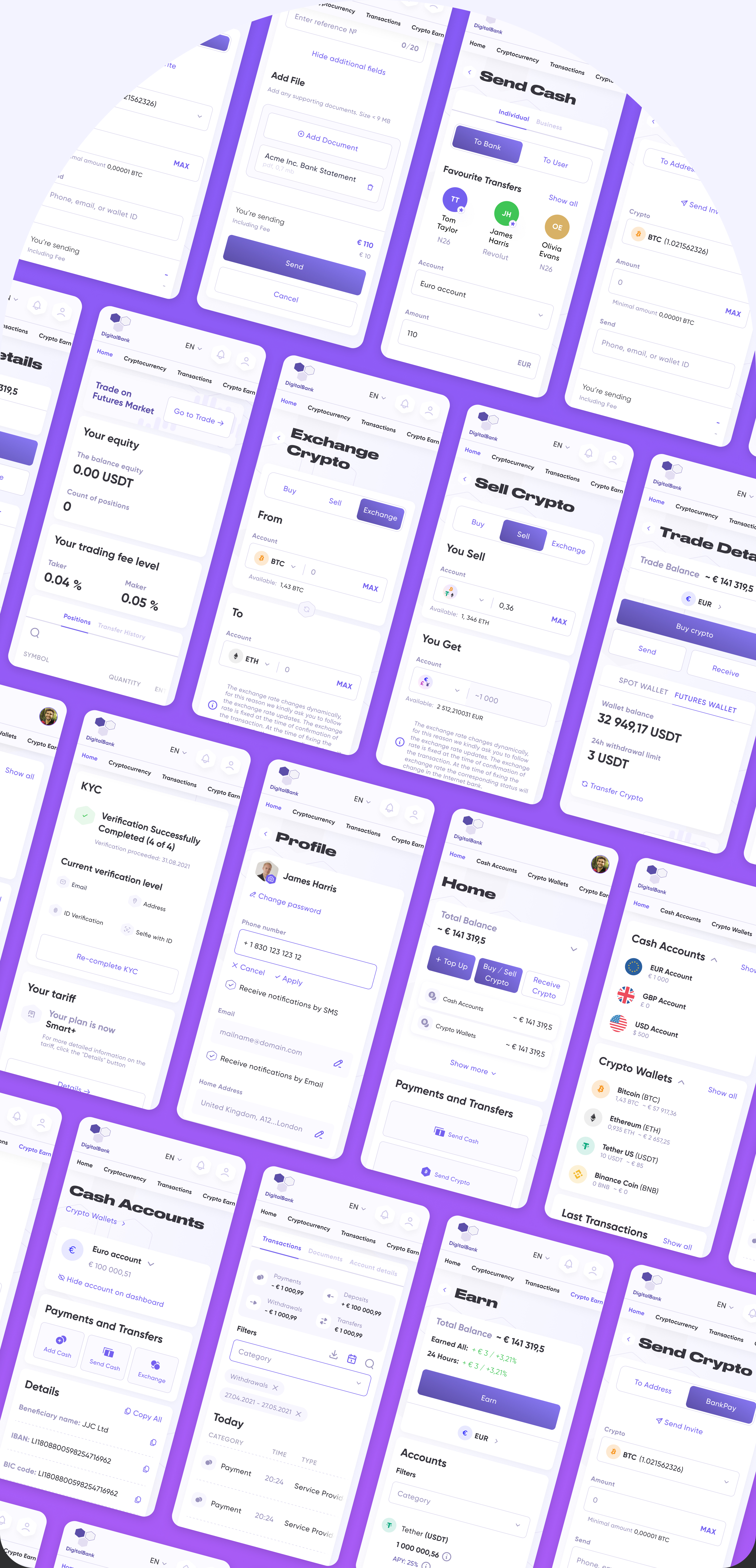 Digital Bank — используйте криптовалюту как наличные — Изображение №13 — Интерфейсы на Dprofile