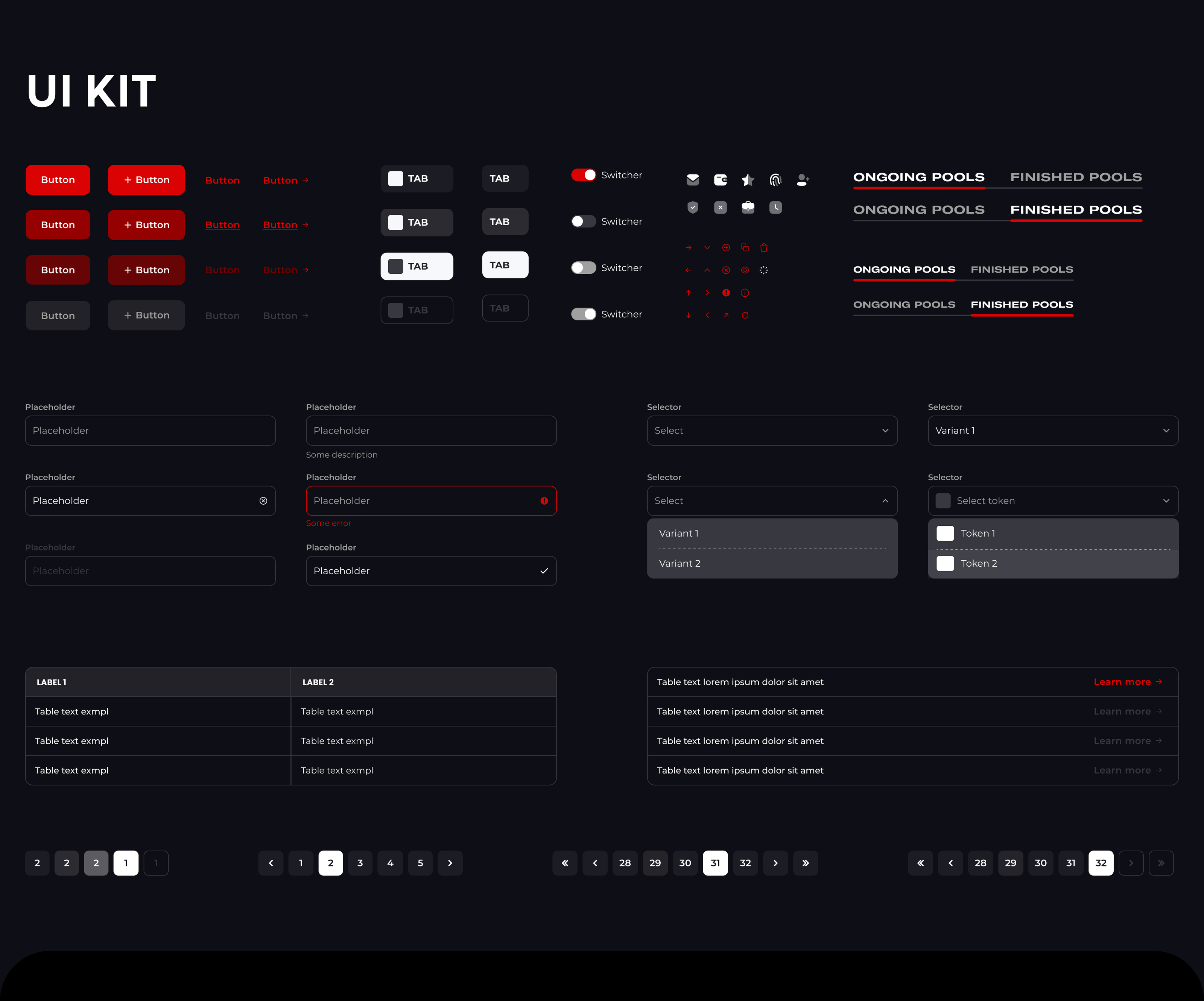 AVATA - Мультифункциональная DeFi платформа — Изображение №7 — Интерфейсы на Dprofile