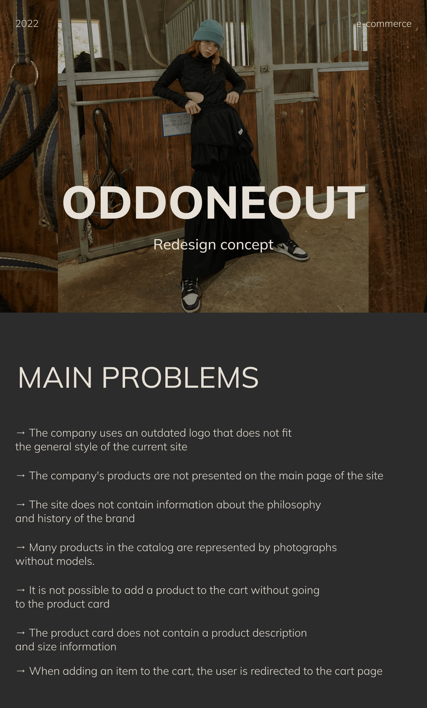 E-commerce | Redesign for Korean clothing brand — Изображение №1 — Интерфейсы на Dprofile