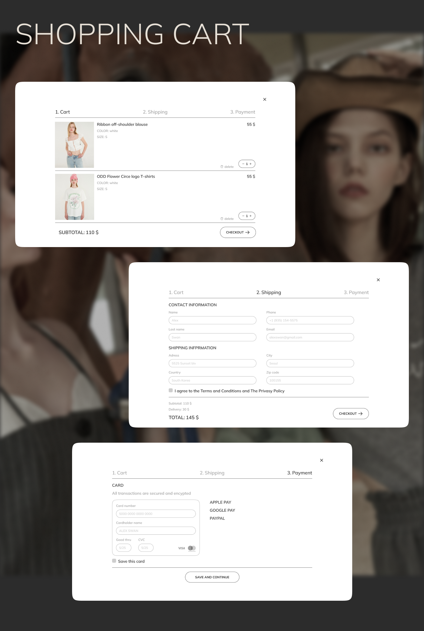E-commerce | Redesign for Korean clothing brand — Изображение №7 — Интерфейсы на Dprofile