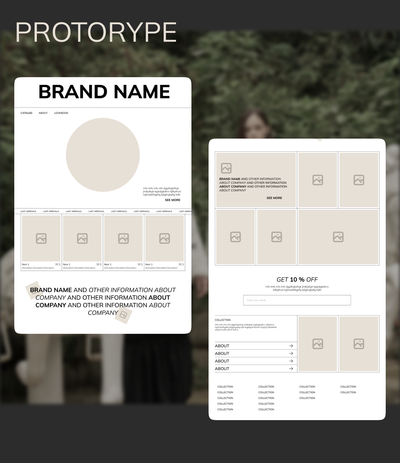 E-commerce | Redesign for Korean clothing brand — Изображение №2 — Интерфейсы на Dprofile