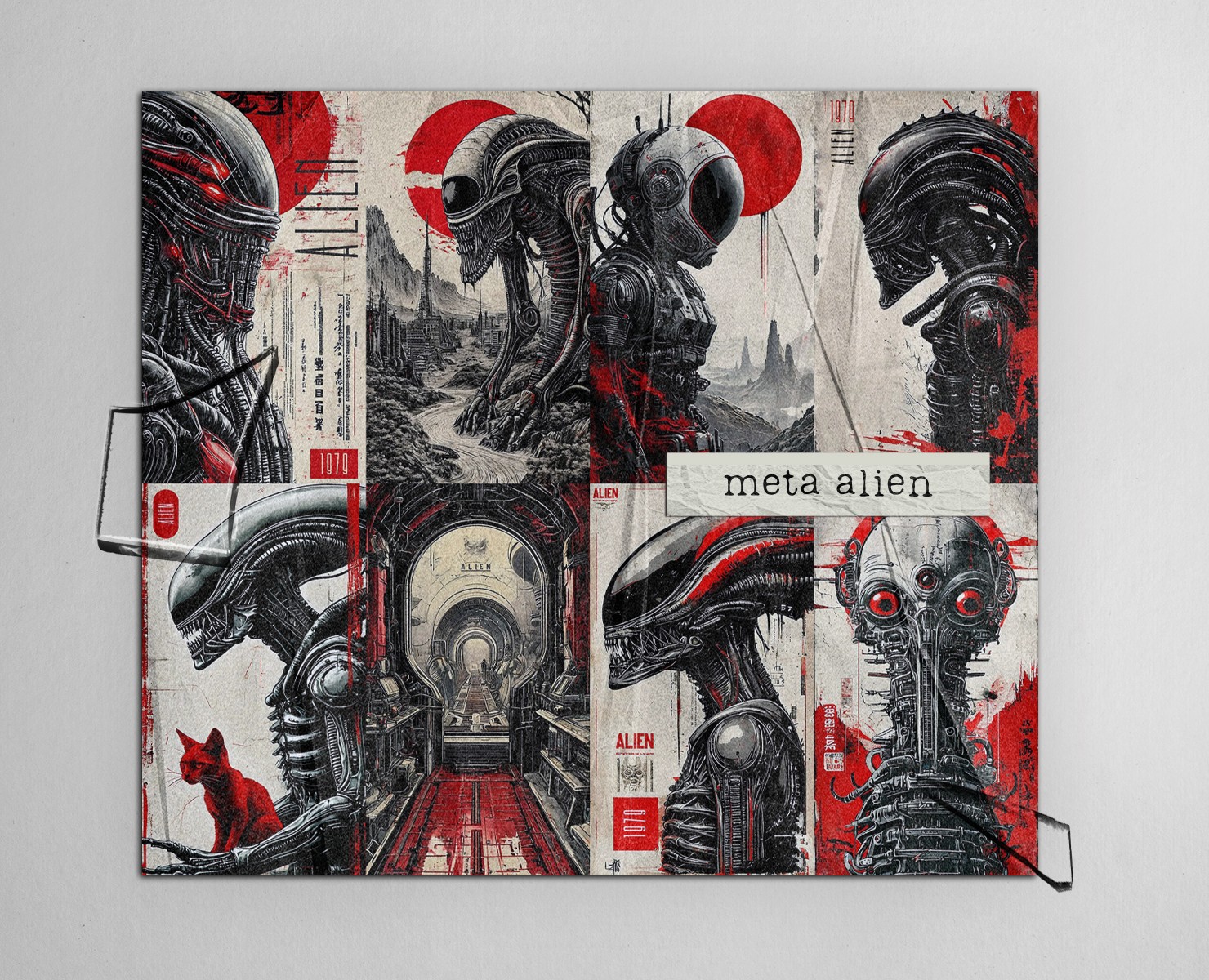 Meta Alien — Иллюстрация на Dprofile