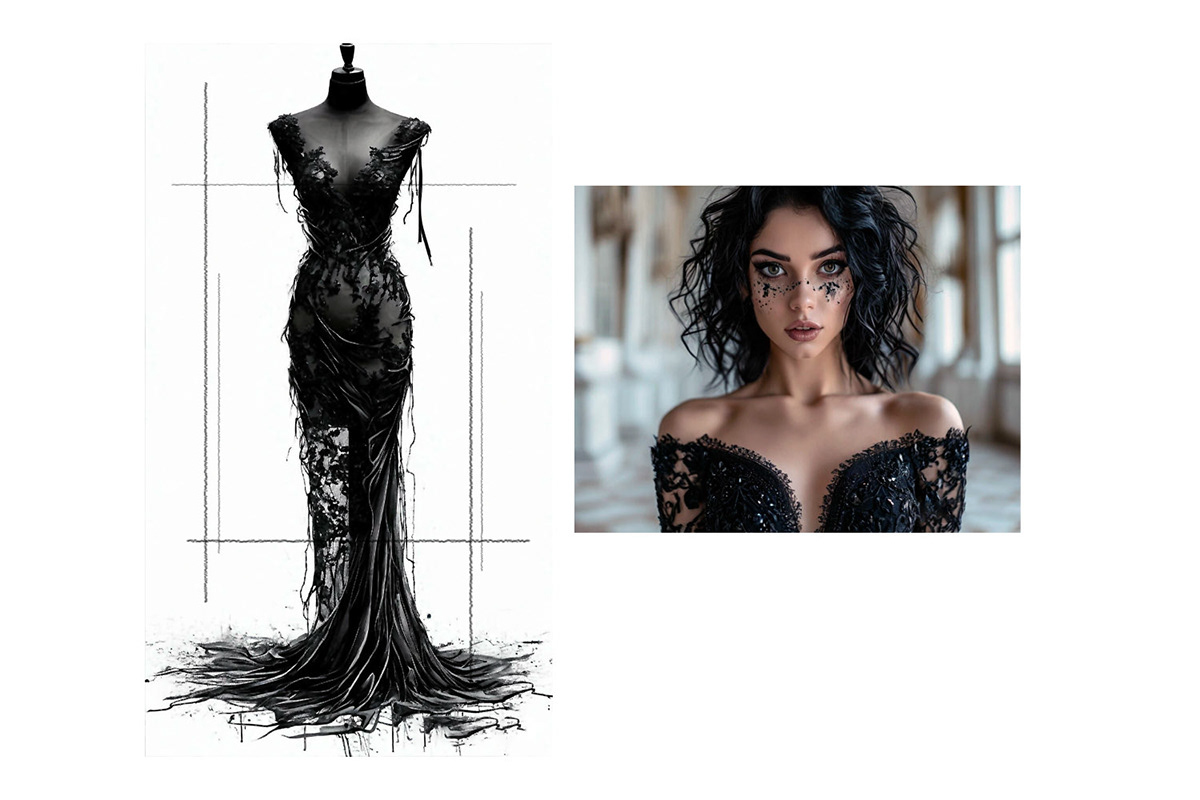 AI Haut Couture — Изображение №7 — Иллюстрация на Dprofile