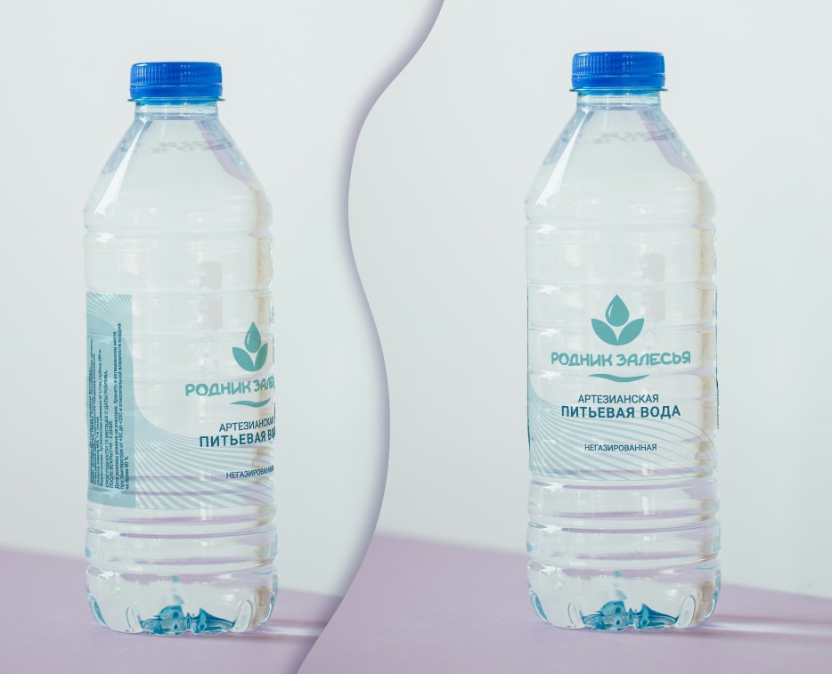 Логотип и этикетки для бутилированной воды — Брендинг, Графика на Dprofile