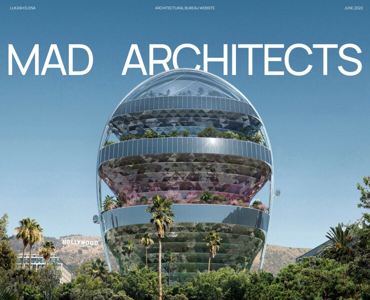 Corporate Website Design | Architecture Company — Интерфейсы на Dprofile
