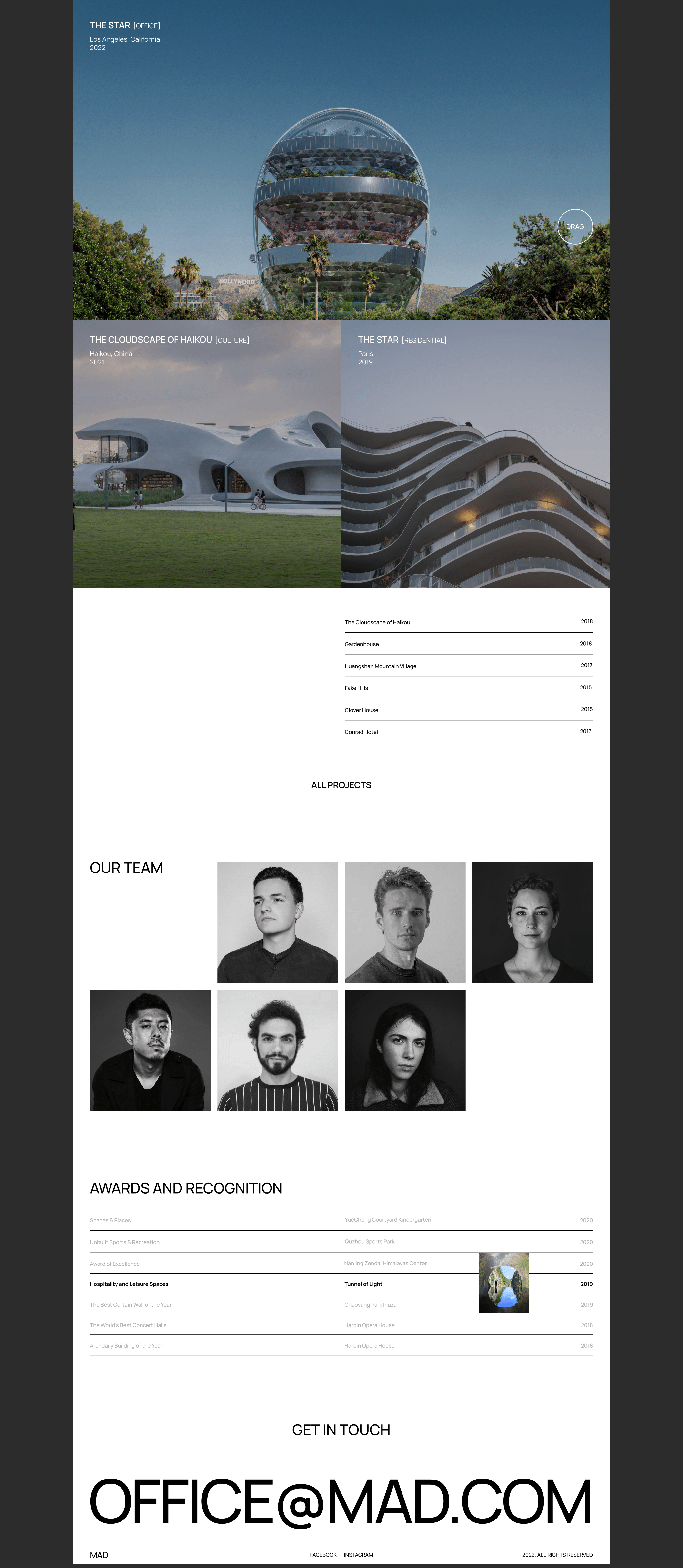 Corporate Website Design | Architecture Company — Изображение №3 — Интерфейсы на Dprofile