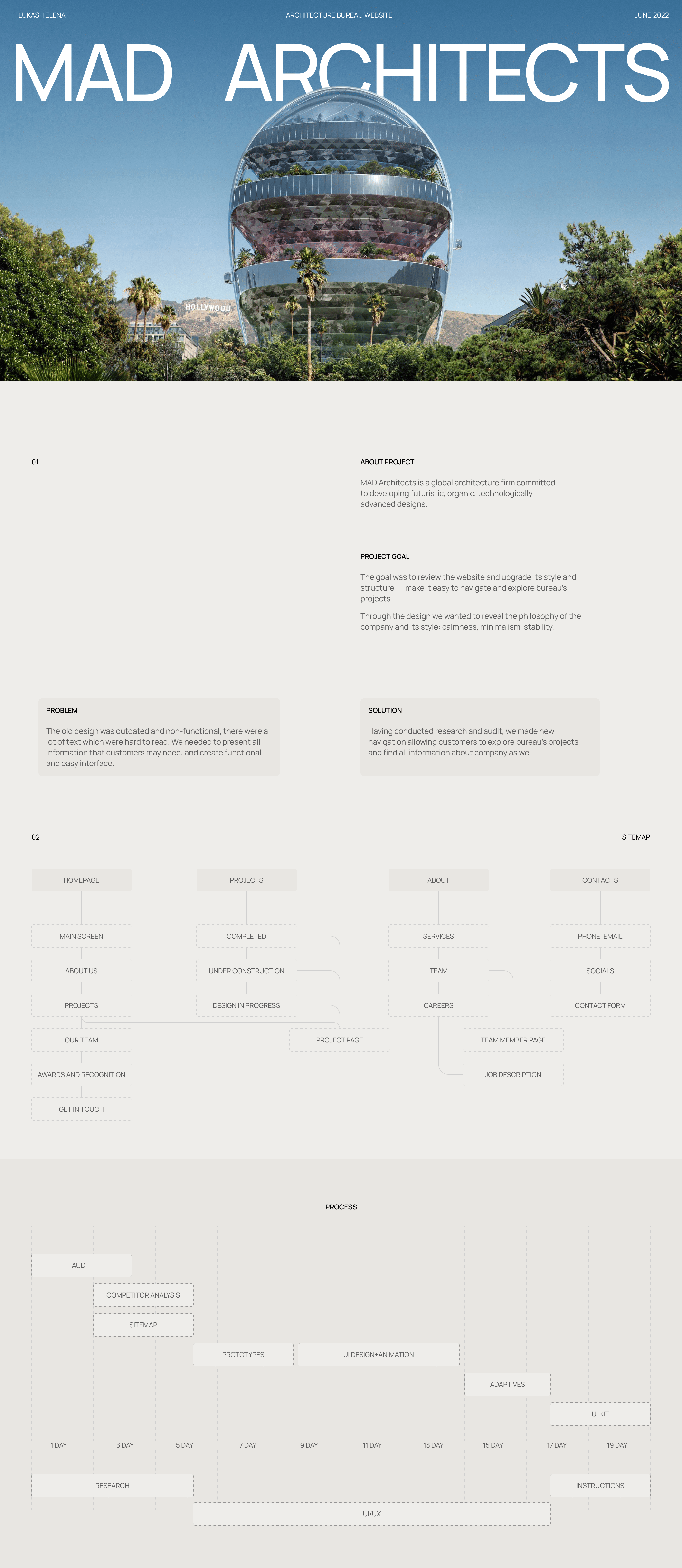 Corporate Website Design | Architecture Company — Изображение №1 — Интерфейсы на Dprofile