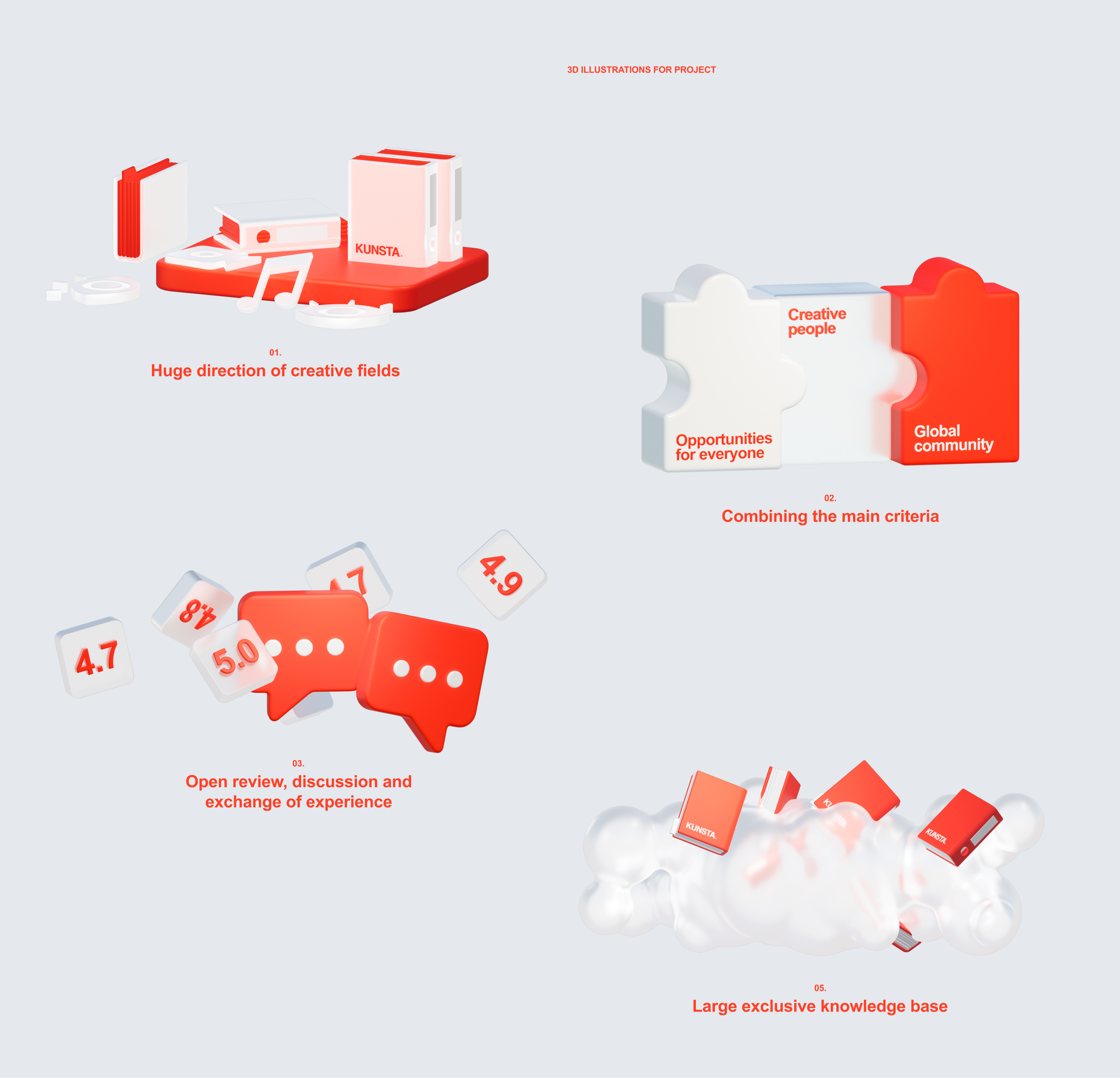 KUNSTA | MVP-проект — Изображение №5 — Интерфейсы, 3D на Dprofile