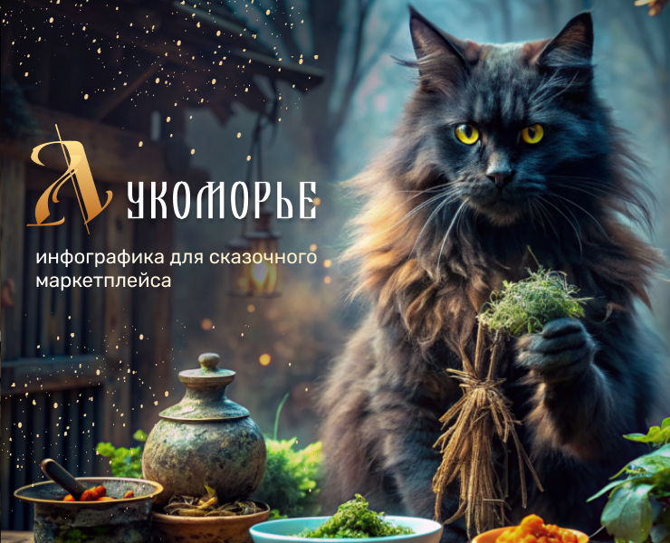 Лукоморье 2024 | Карточка товара для сказочного маркетплейса — Брендинг, Маркетинг на Dprofile
