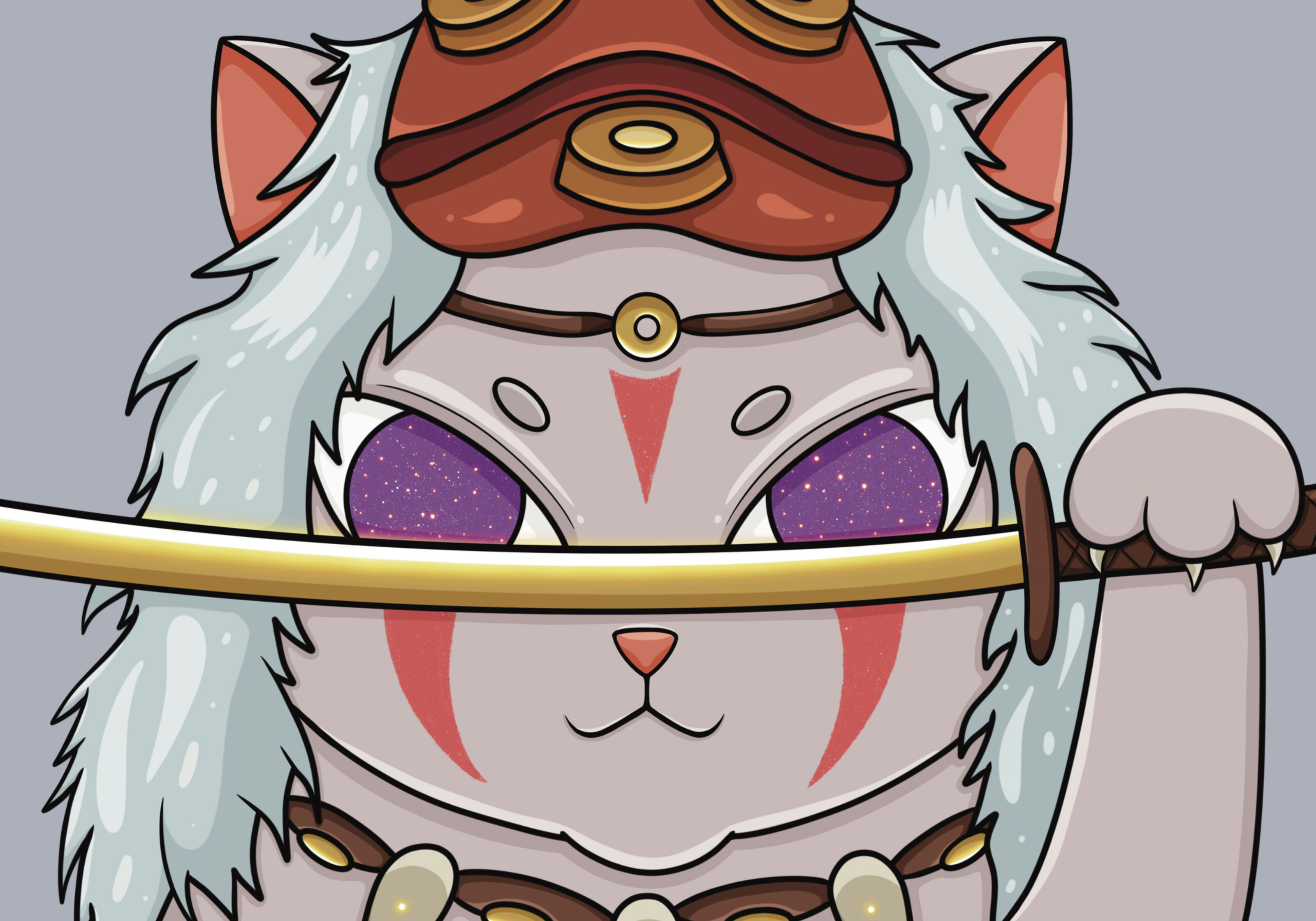Mononoke lucky cat — Изображение №9 — Брендинг, Иллюстрация на Dprofile