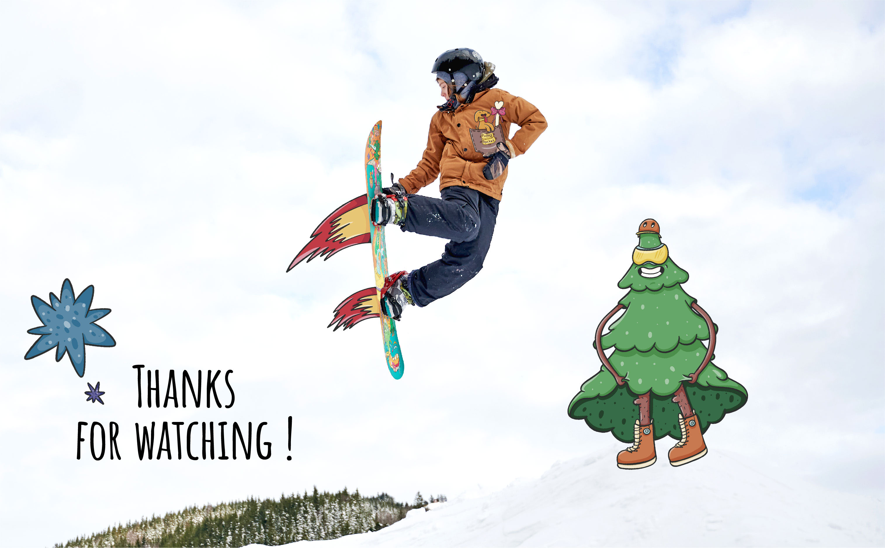 Print-design for teen snowboard JOINT "Big mess" — Изображение №8 — Брендинг, Иллюстрация на Dprofile
