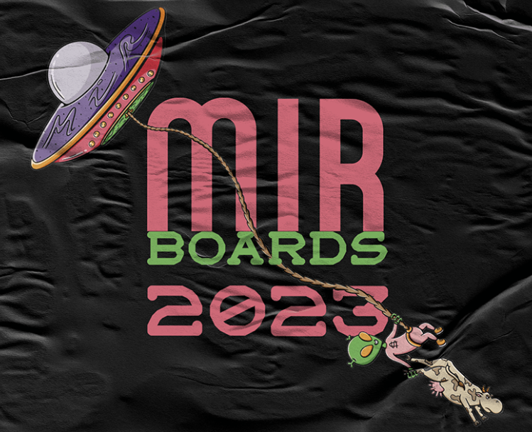 Принта для вейкборда Jam | Mirboards 2023 — Брендинг, Иллюстрация на Dprofile