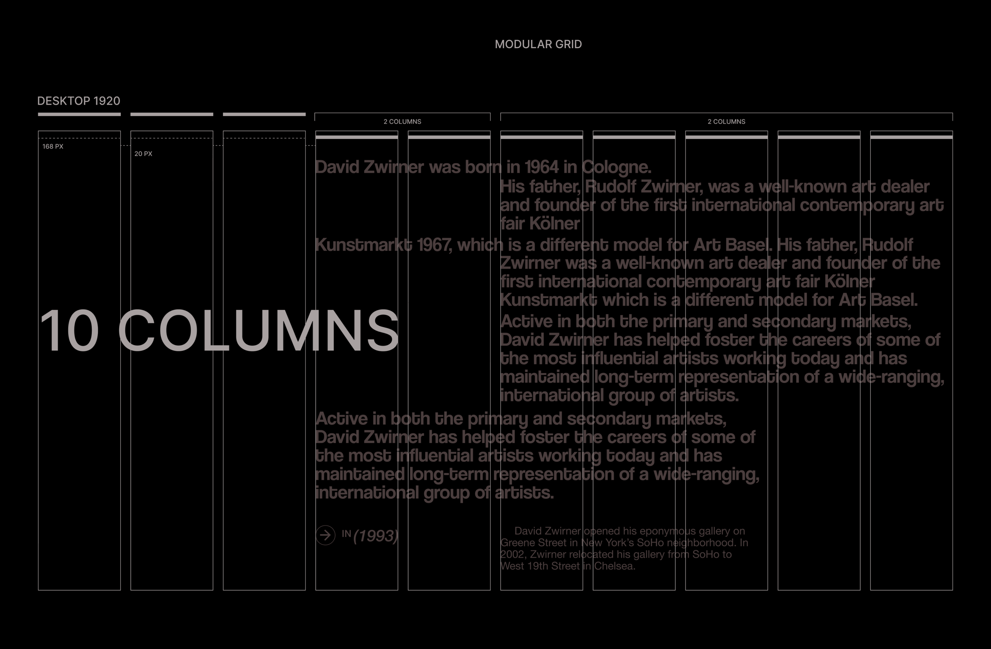 Website for an art gallery — Изображение №3 — Интерфейсы на Dprofile