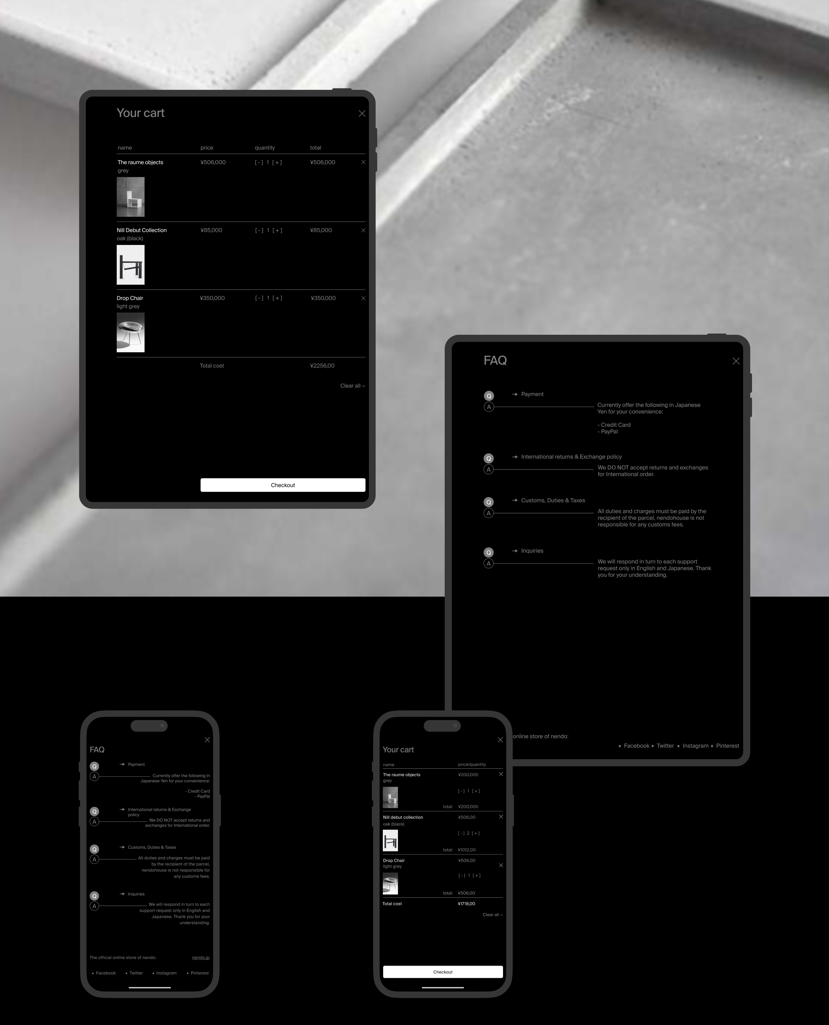 Nendohouse — Изображение №13 — Интерфейсы на Dprofile