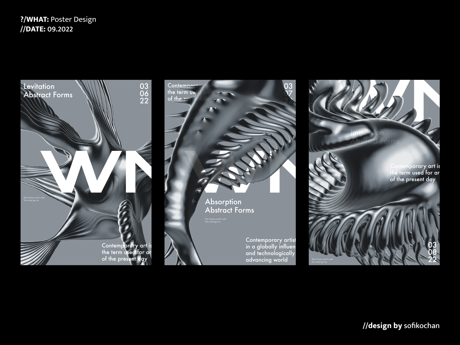 "WN" Posters Design — Изображение №5 — Брендинг, Графика, 3D на Dprofile