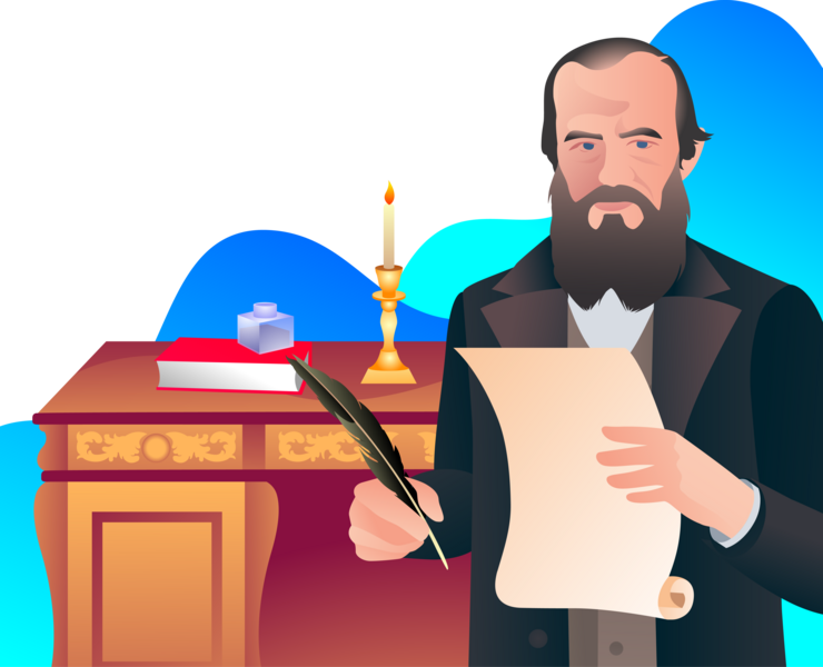 КЕЙС| Мир Достоевского — Иллюстрация на Dprofile