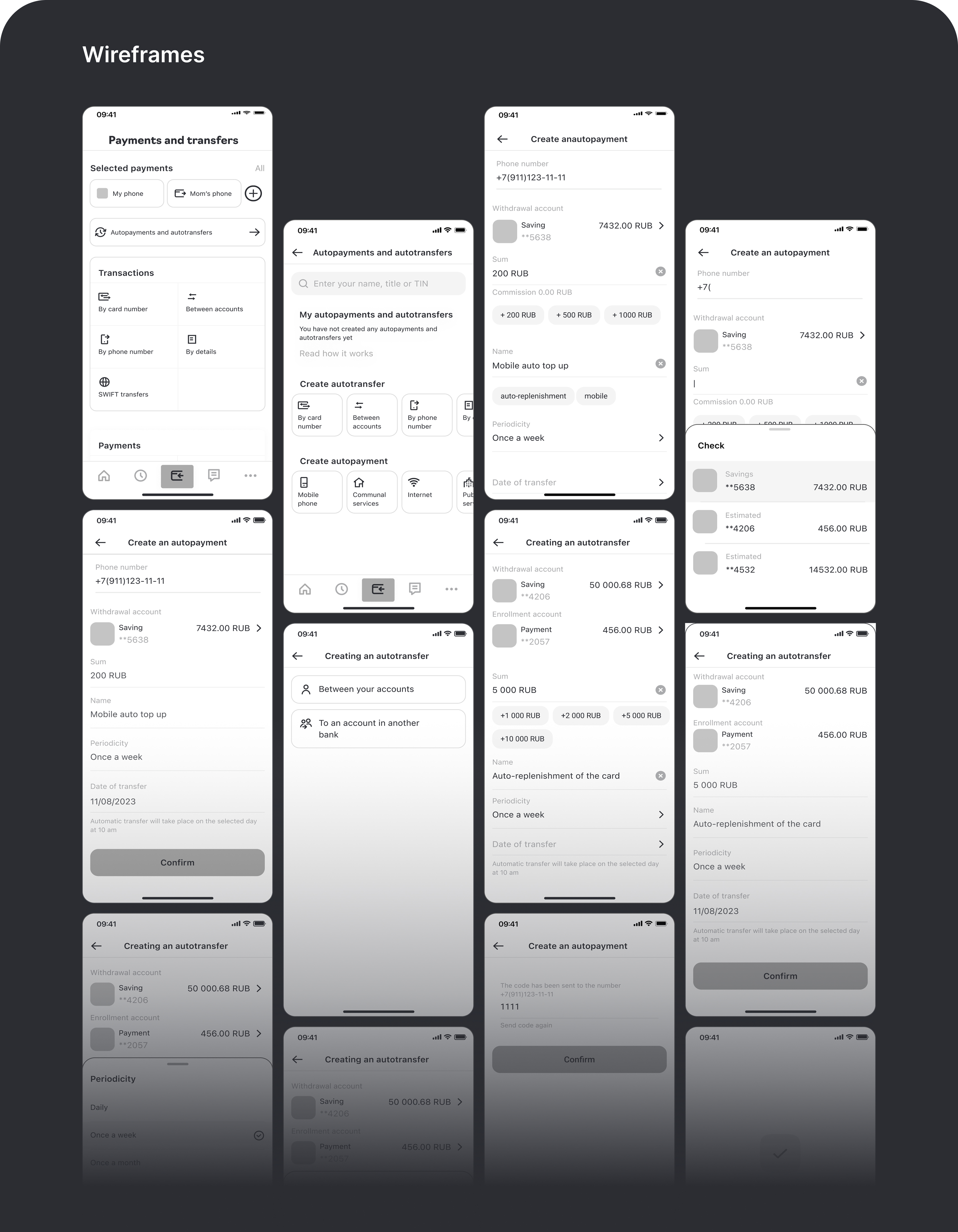 Функция автоплатежей для Raiffeisen mobile app — Изображение №4 — Интерфейсы на Dprofile