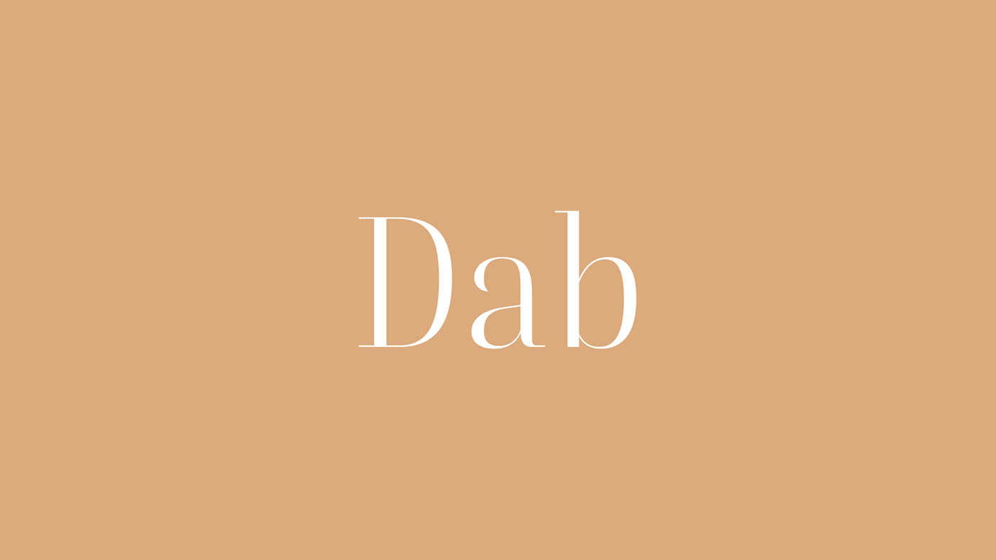 Dab - Brand Identity — Изображение №1 — Брендинг, Графика на Dprofile