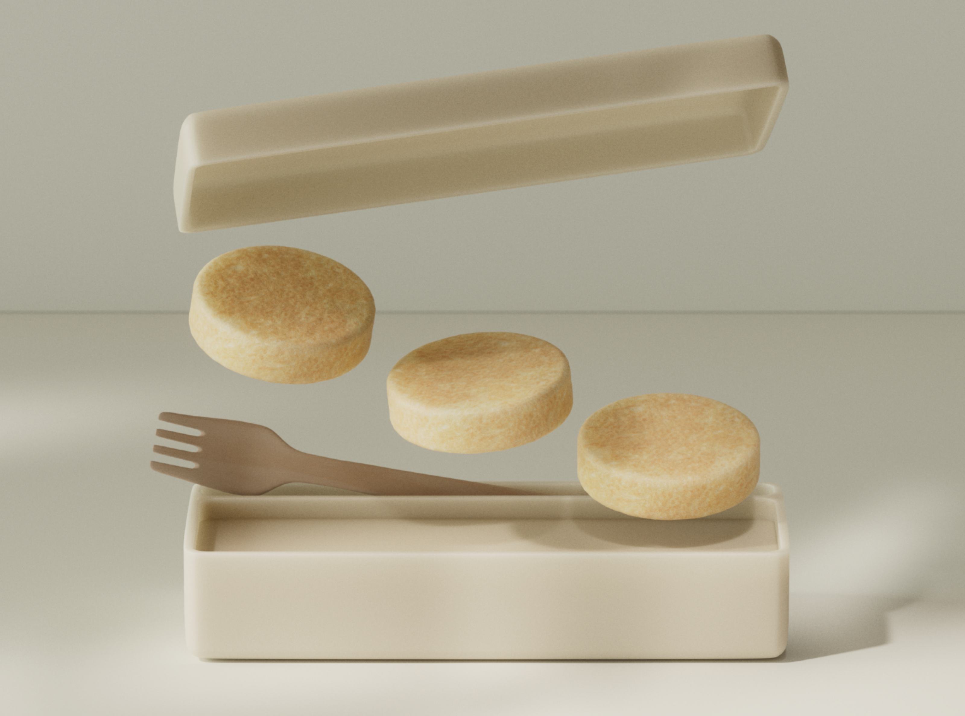 Форма сырника — кафе и доставка — Изображение №1 — Брендинг, 3D на Dprofile