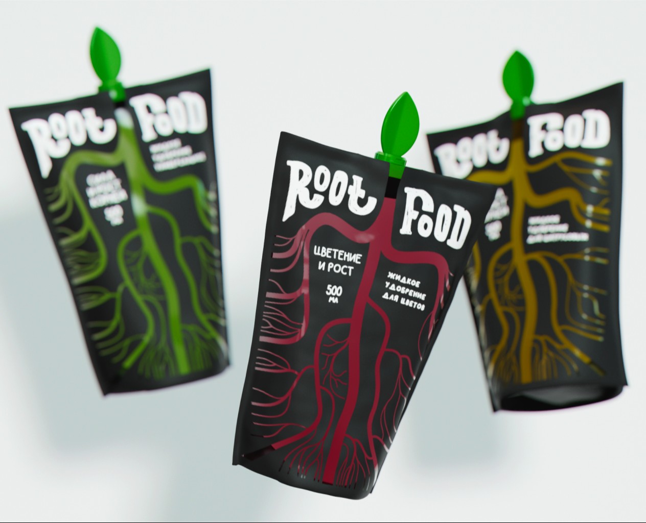 Root Food — Брендинг, Графика на Dprofile